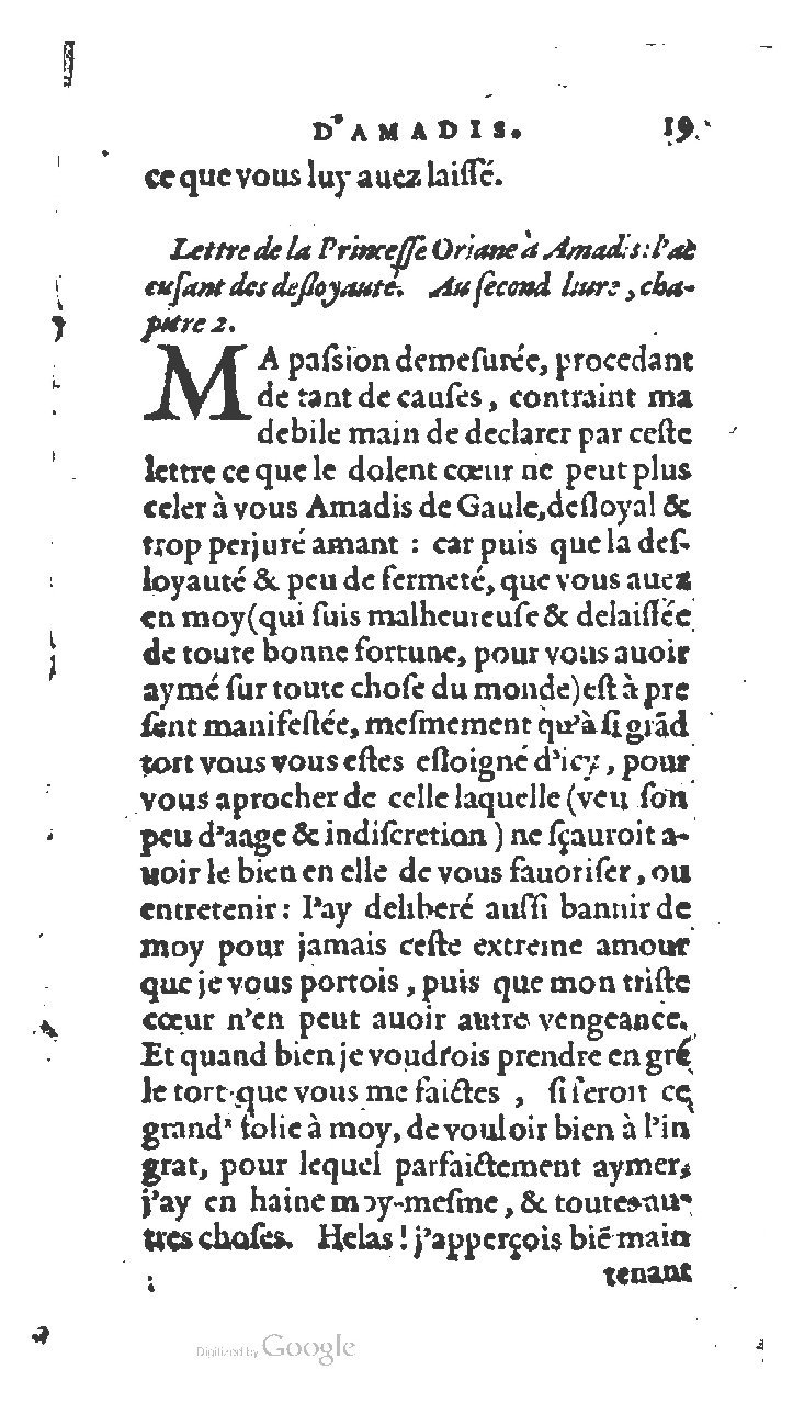 1572 - Jan van Waesberghe - Trésor des Amadis - BNC Rome 1572 - Jan van Waesberghe - Trésor des Amadis - BNC Rome