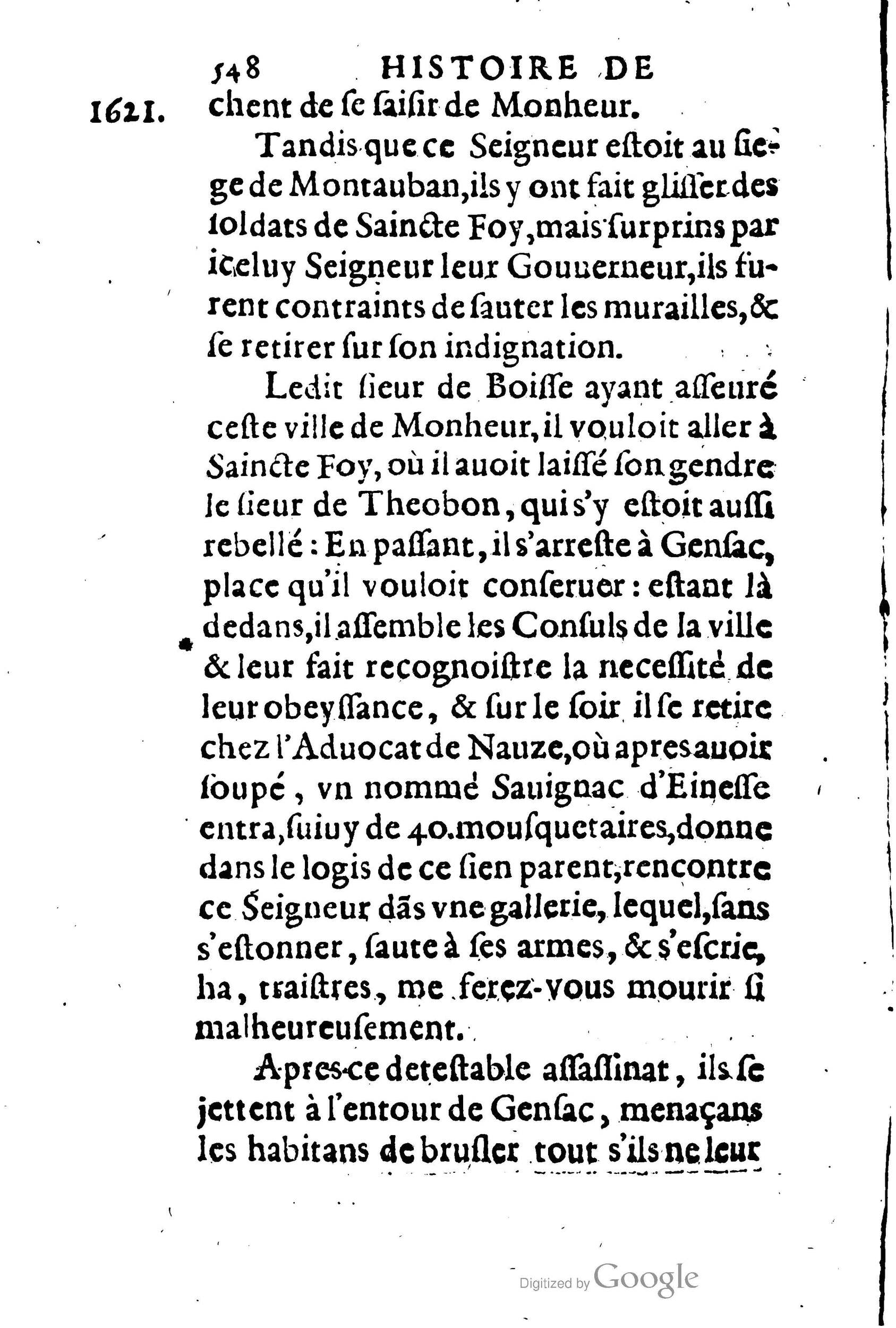 1623 - Joseph Bouillerot - Trésor de l’histoire générale de notre temps - BM Lyon