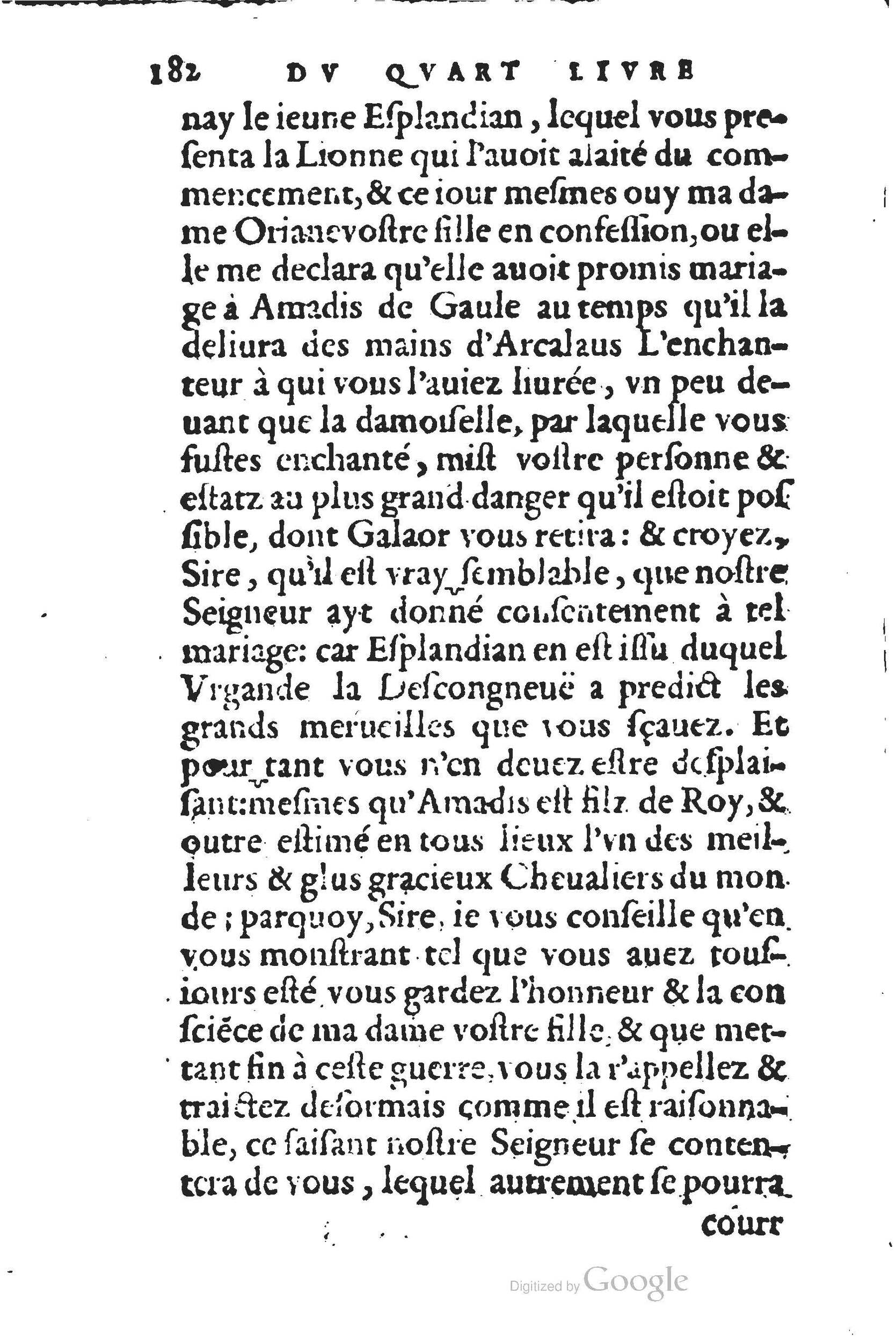 1560 - Jean d’Ogerolles et Gabriel Cotier Lyon - Trésor des Amadis - BSB Munich