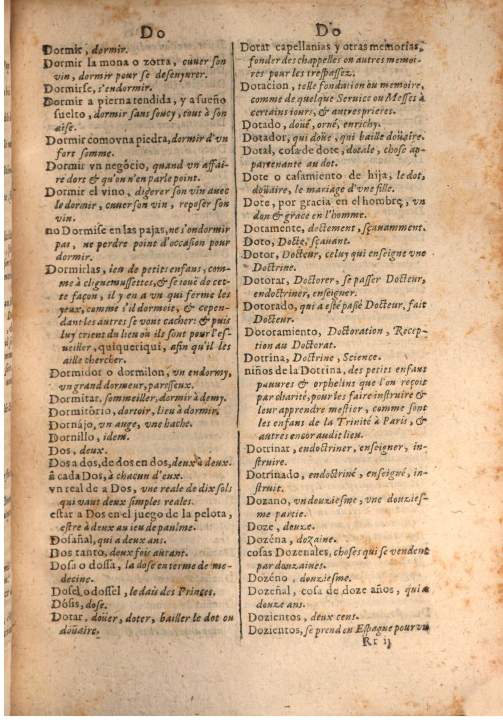1645 - A. de Sommaville et A. Courbé - Trésor des deux langues espagnole et française - BSB Munich
