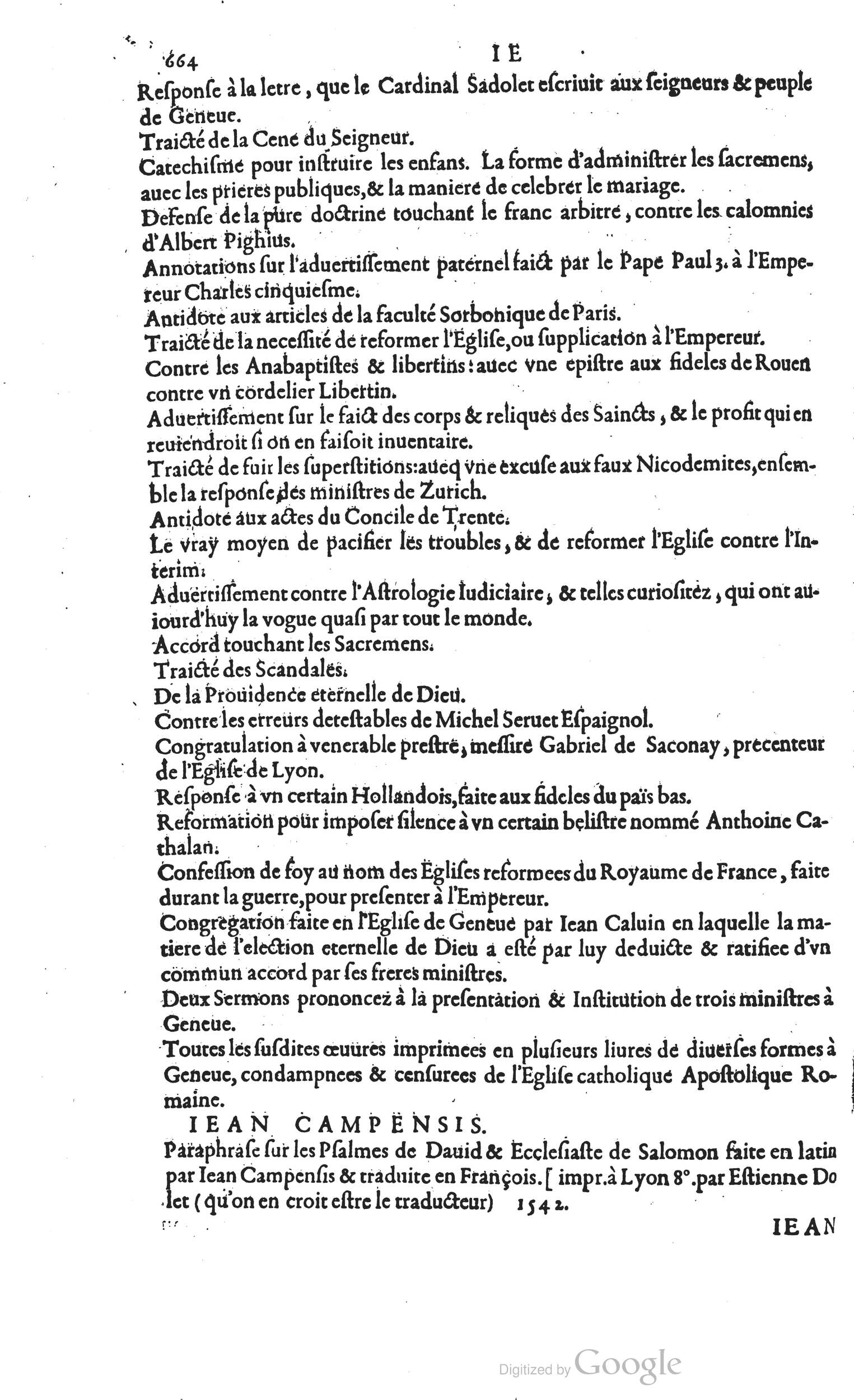 1585 - Barthélemy Honorat - Bibliothèques françaises - BSB Munich