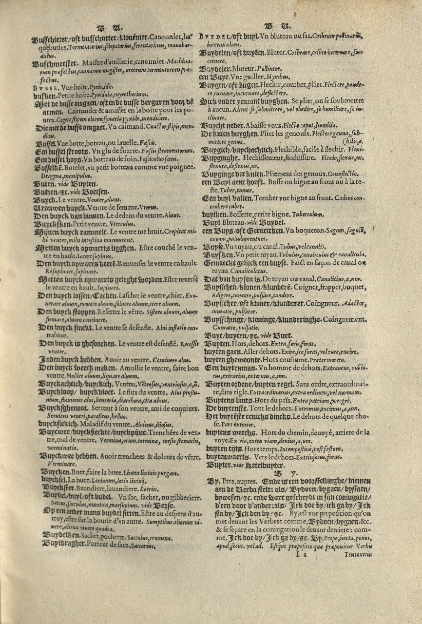 1573 - Christophe Plantin - Trésor du langage bas-allemand - Greifswald 1573 - Christophe Plantin - Trésor du langage bas-allemand - Greifswald