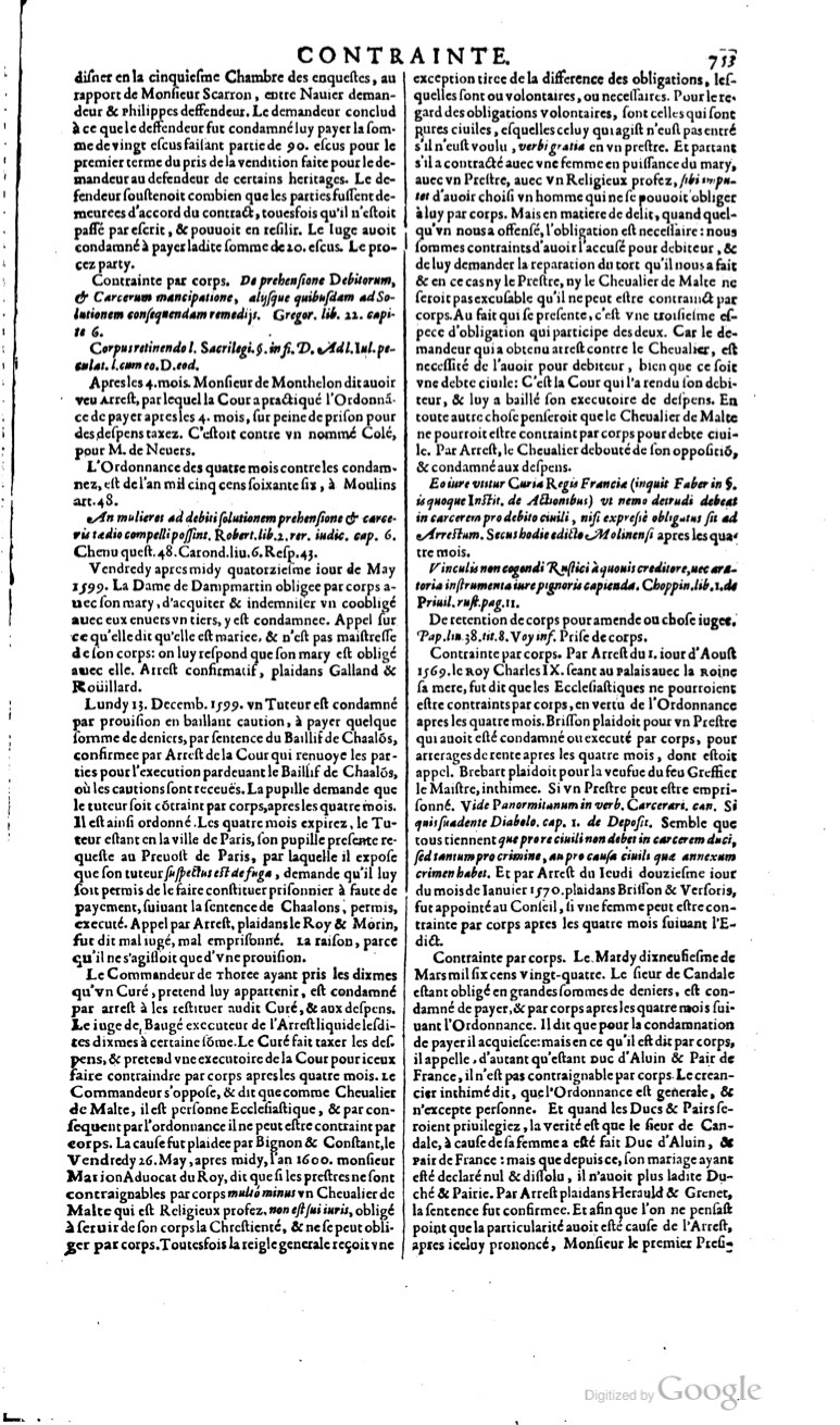 1629 - Veuve Nicolas Buon - Trésor du droit français (29620 T. 1) - BM Lyon 1629 - Veuve Nicolas Buon - Trésor du droit français (29620 T. 1) - BM Lyon