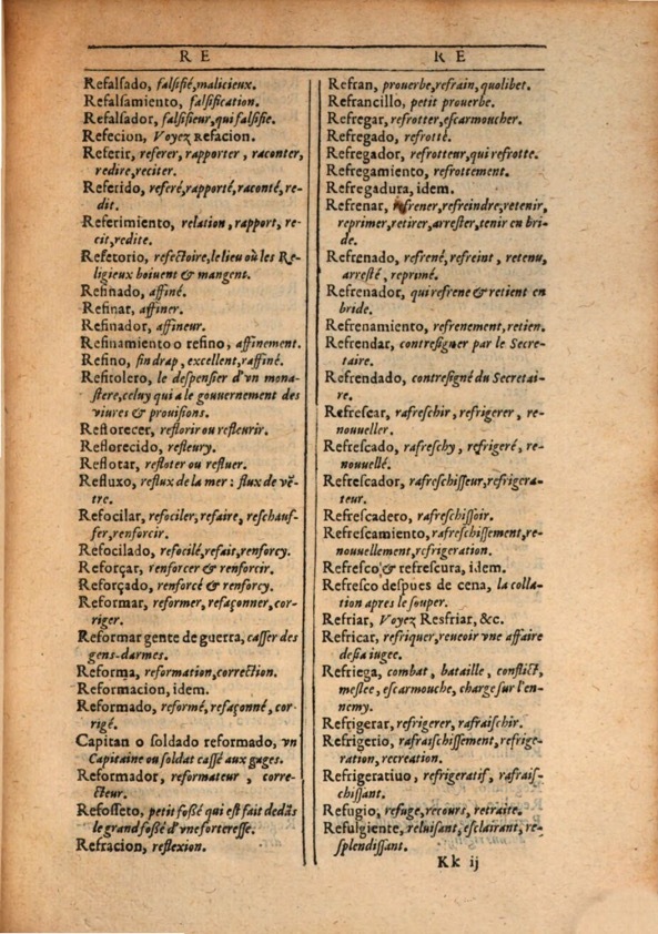 1607 - Marc Orry - Trésor des deux langues espagnole et française (Première et Seconde parties) - ÖNB Wien