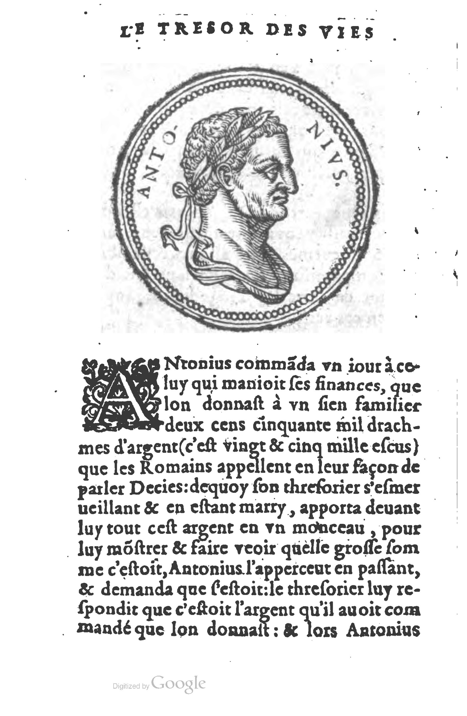 1577 - Claude Micard - Trésor des vies de Plutarque - BSB Munich 1577 - Claude Micard - Trésor des vies de Plutarque - BSB Munich
