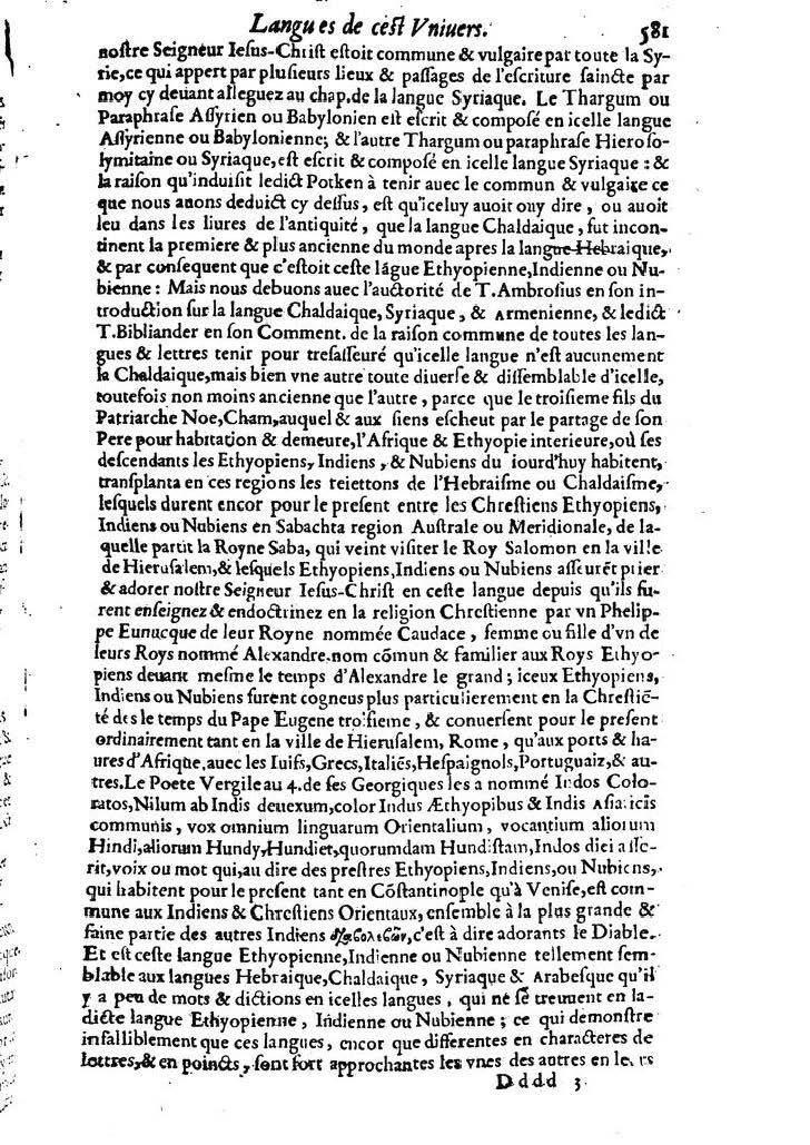 1613 - Matthieu Berjon - Trésor de l’histoire des langues de cet univers - BM Lyon