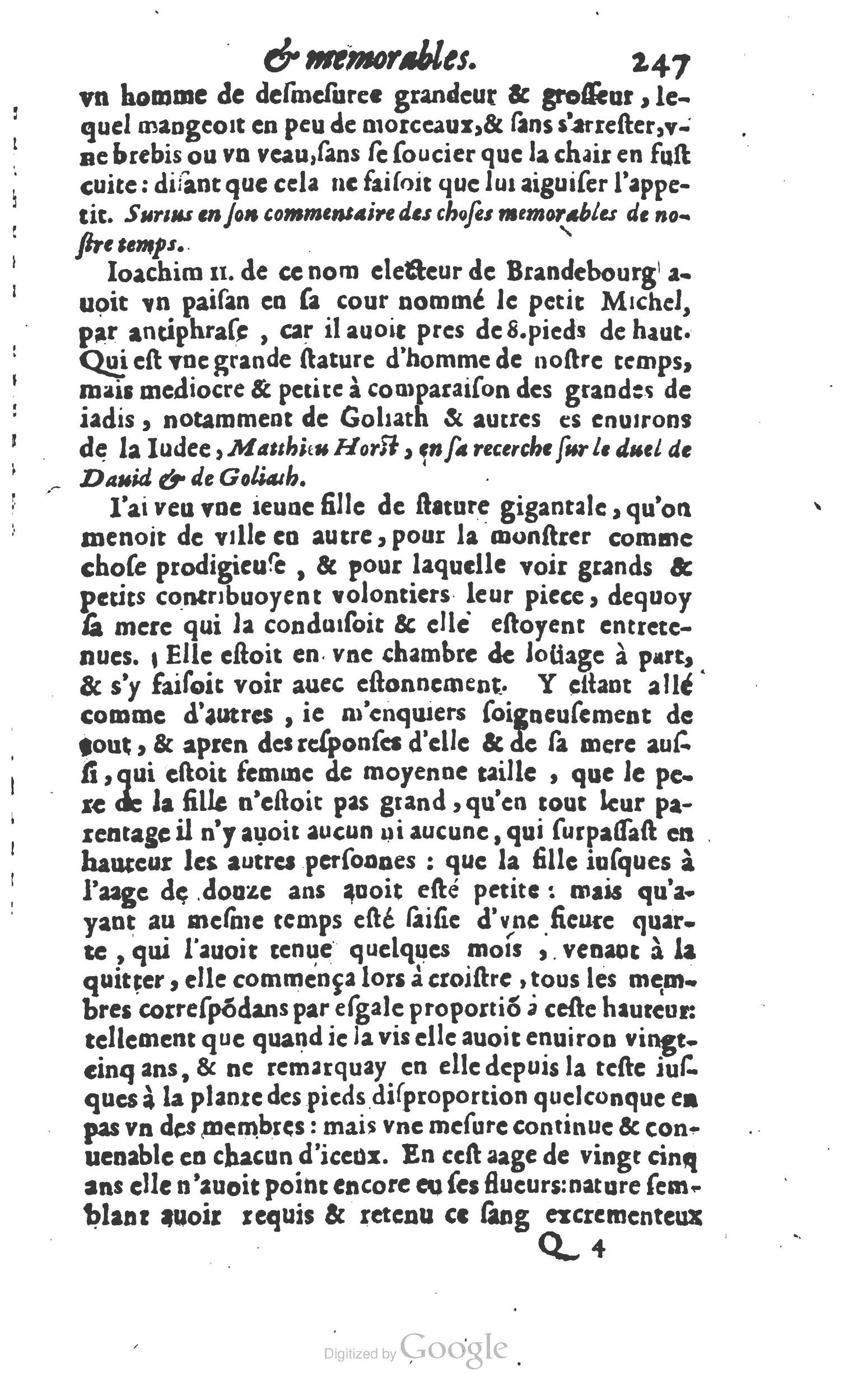 1610 - Paul Marceau - Trésor d’histoires admirables et mémorables - Princeton