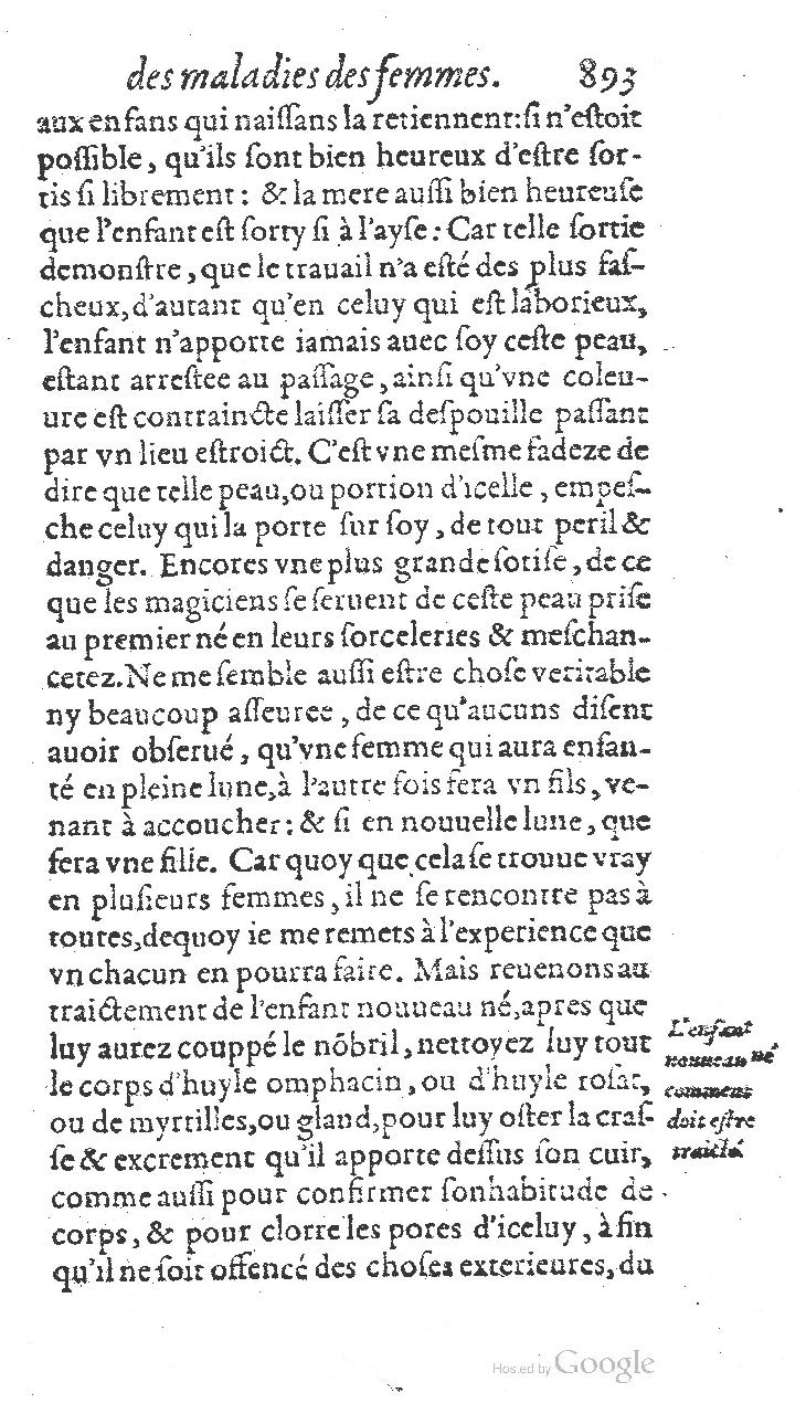 1585 - Jacques du Puis - Trésor des remèdes secrets pour les maladies des femmes - BnF