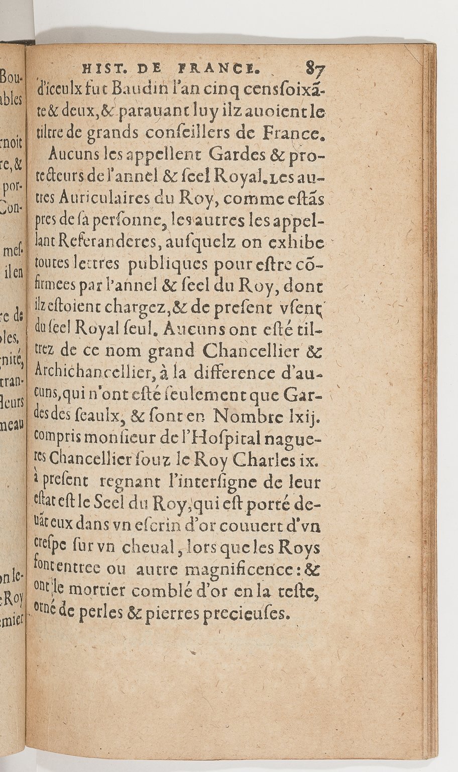 1583 - Galiot Corrozet - Trésor des histoires de France - BnF