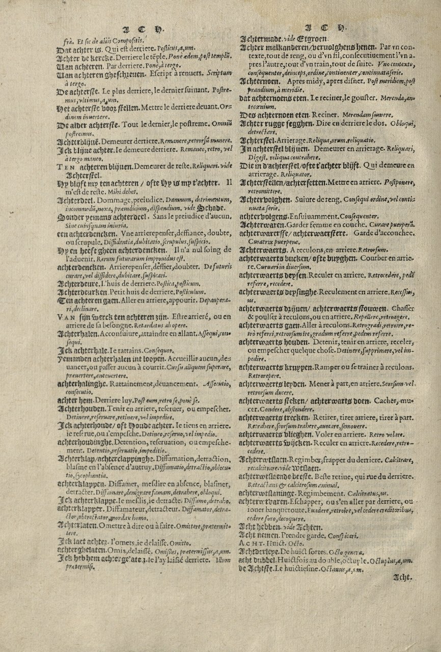 1573 - Christophe Plantin - Trésor du langage bas-allemand - Greifswald 1573 - Christophe Plantin - Trésor du langage bas-allemand - Greifswald