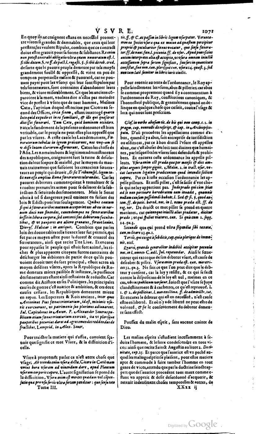 1629 - Veuve Nicolas Buon - Trésor du droit français (21754 T. 3) - BM Lyon
