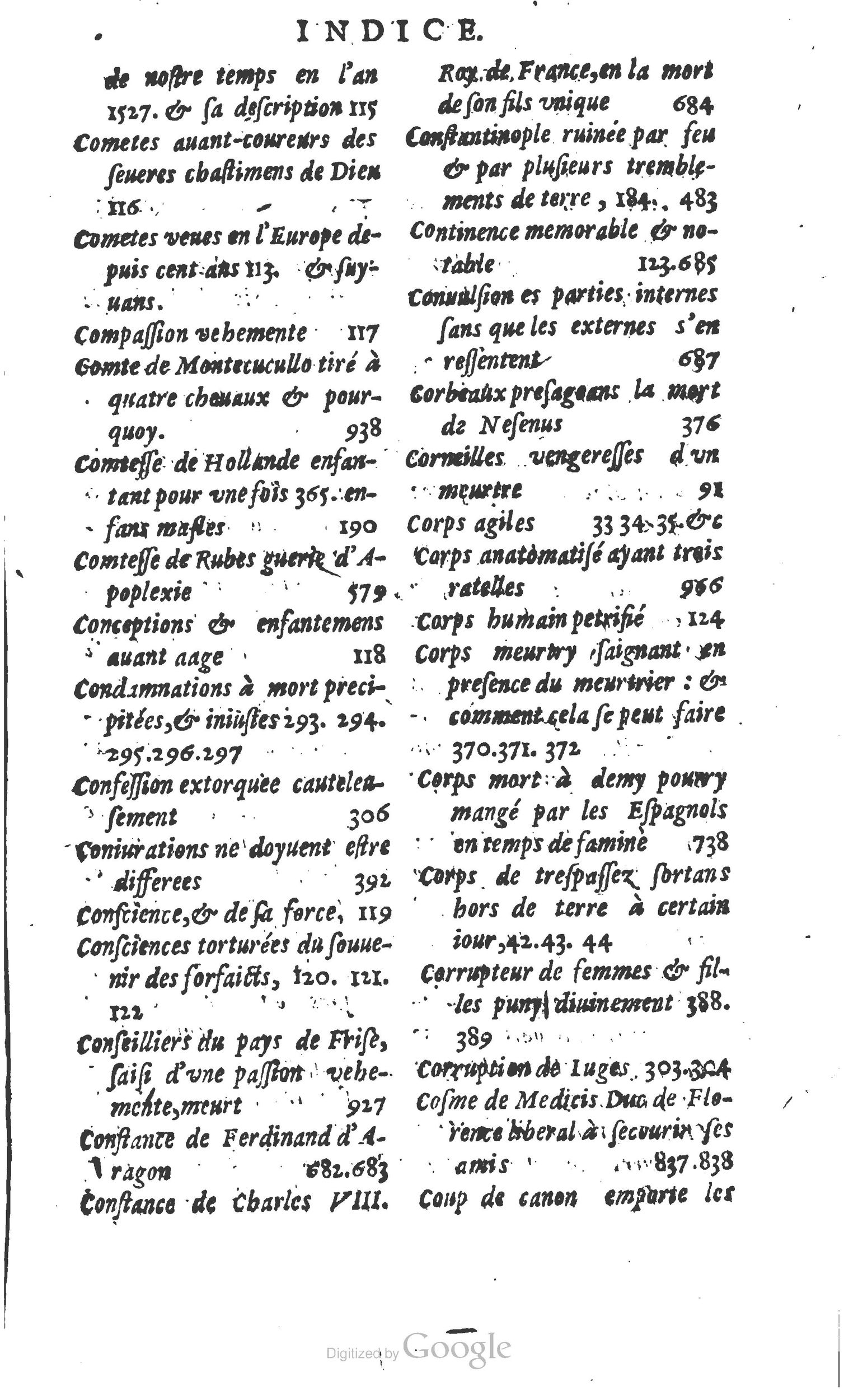 1610 - Paul Marceau - Trésor d’histoires admirables et mémorables - Princeton 1610 - Paul Marceau - Trésor d’histoires admirables et mémorables - Princeton