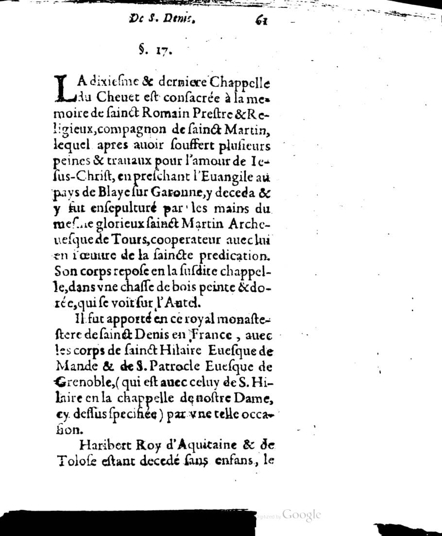 1636 - Jean Billaine - Trésor sacré ou inventaire des saintes reliques - British Library
