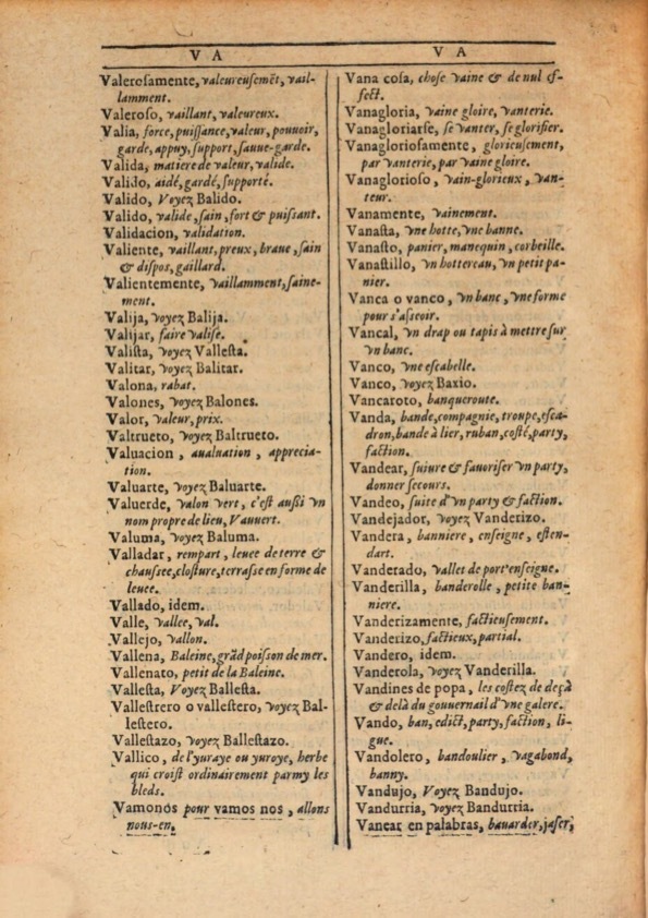 1607 - Marc Orry - Trésor des deux langues espagnole et française (Première et Seconde parties) - ÖNB Wien