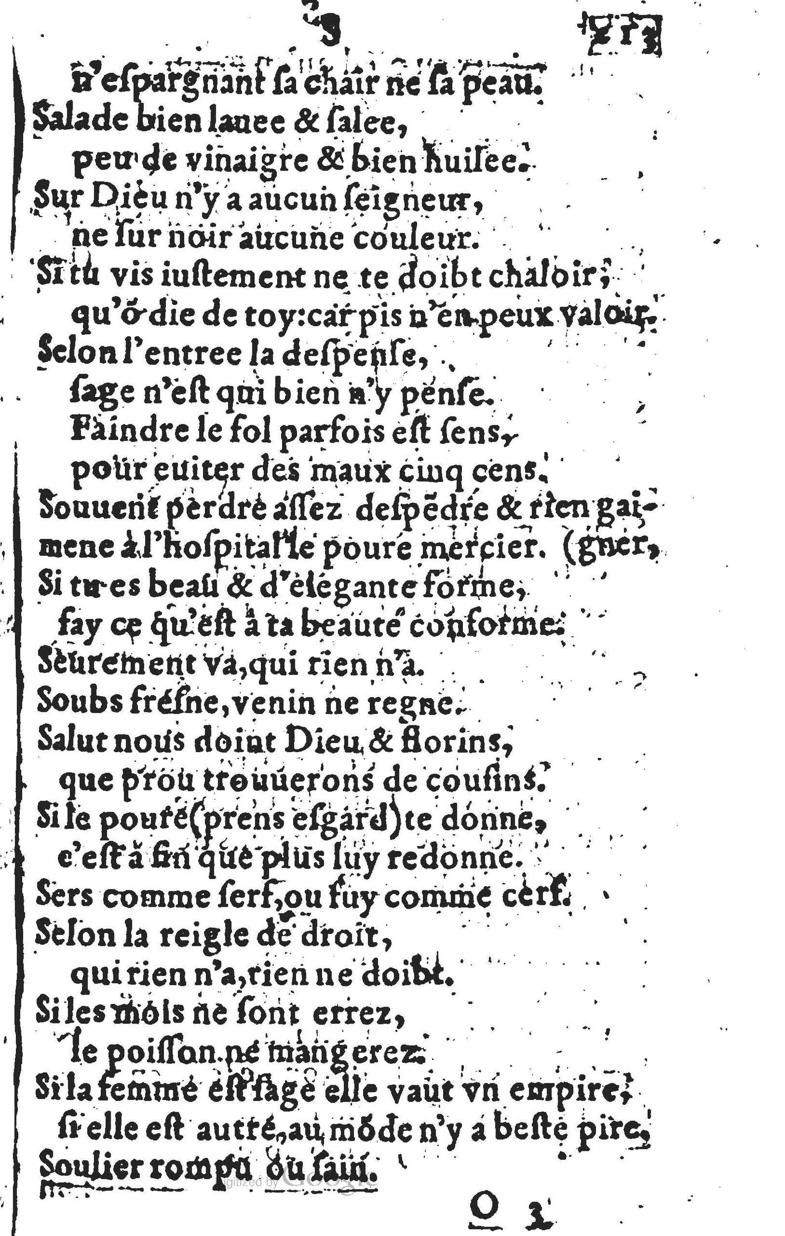 1578 - Nicolas Lescuyer - Trésor des sentences dorées - UGent