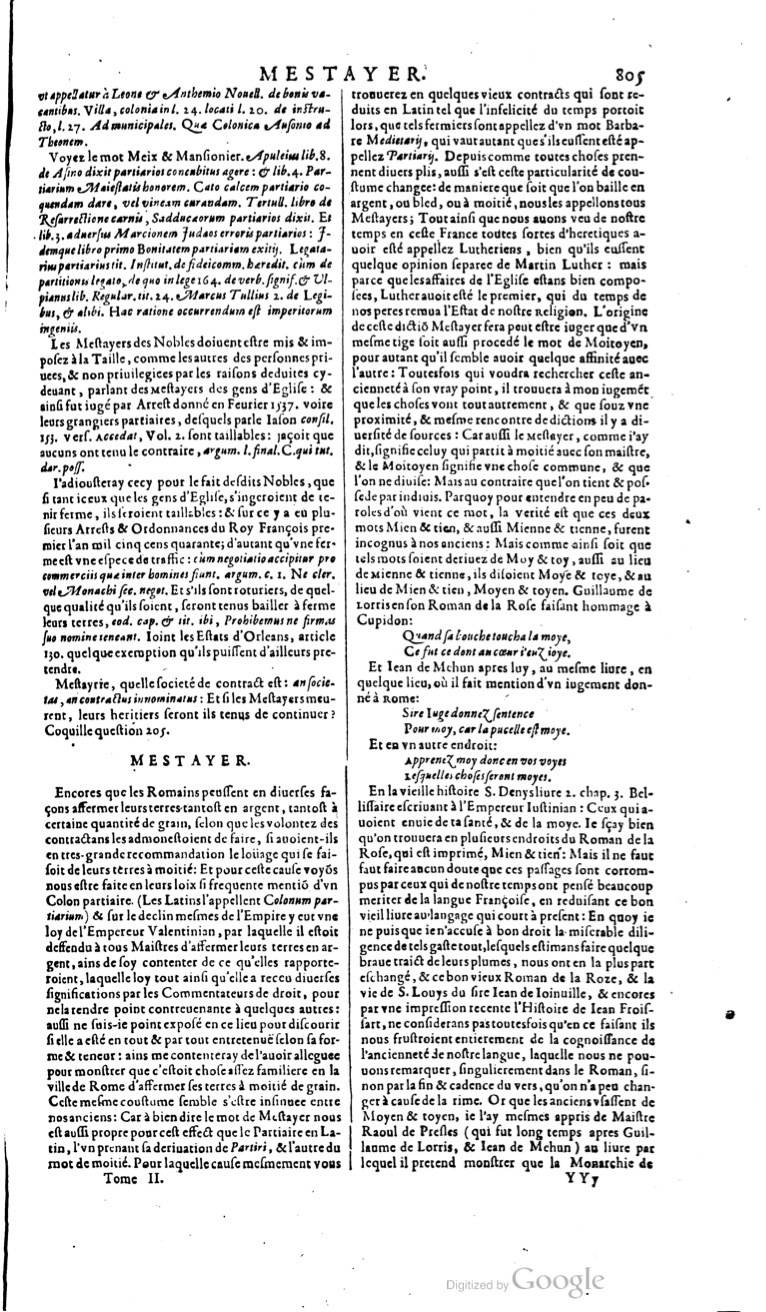 1629 - Veuve Nicolas Buon - Trésor du droit français (29620 T. 2) - BM Lyon