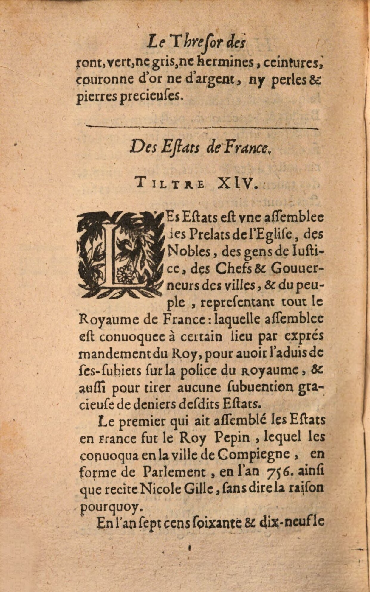 1639 - Jean Corrozet - Trésor des histoires de France - BSB Munich 1639 - Jean Corrozet - Trésor des histoires de France - BSB Munich