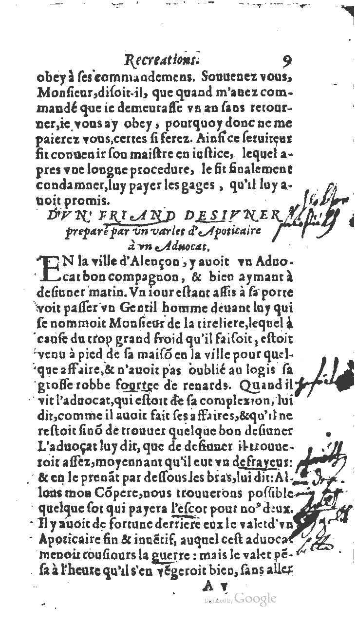 1611 - Jean Osmont - Trésor des récréations - BSB Munich