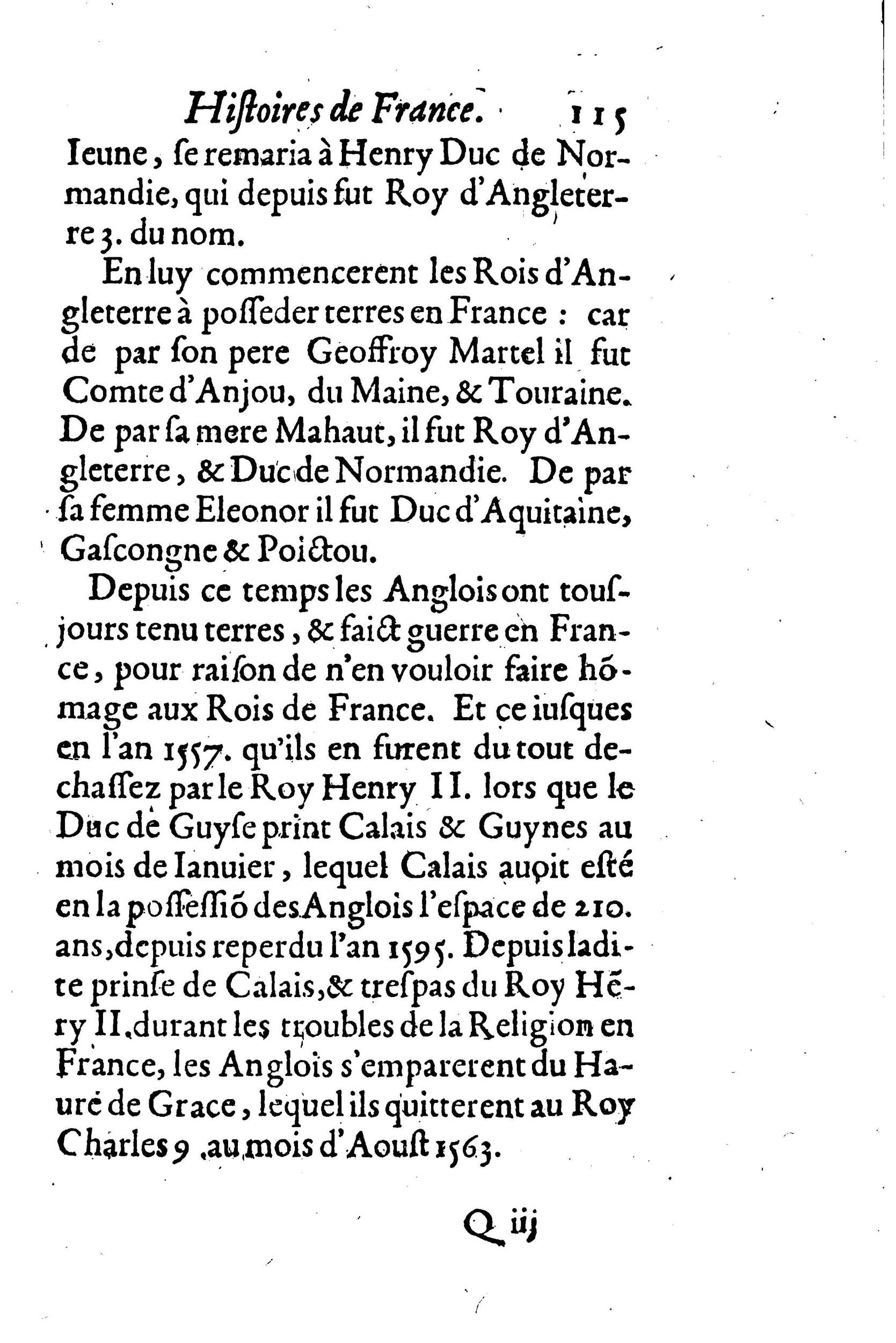 1633 - Jean Corrozet - Trésor des histoires de France - BM Lyon 1633 - Jean Corrozet - Trésor des histoires de France - BM Lyon