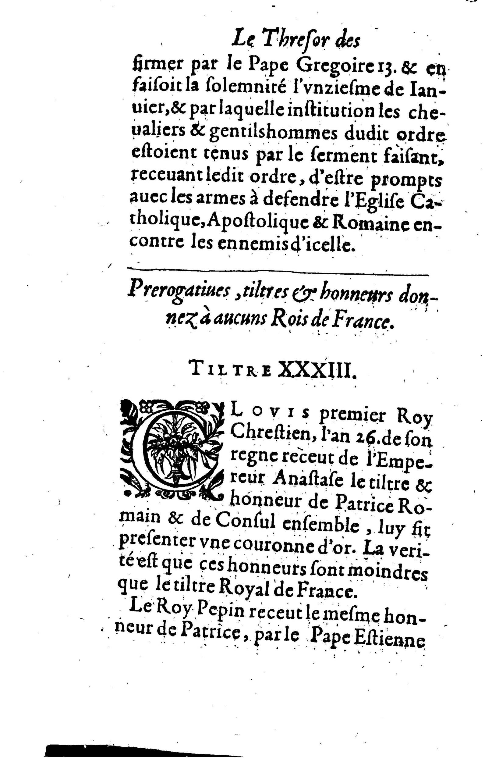 1617 - Jean Corrozet - Trésor des histoires de France - BM Lyon