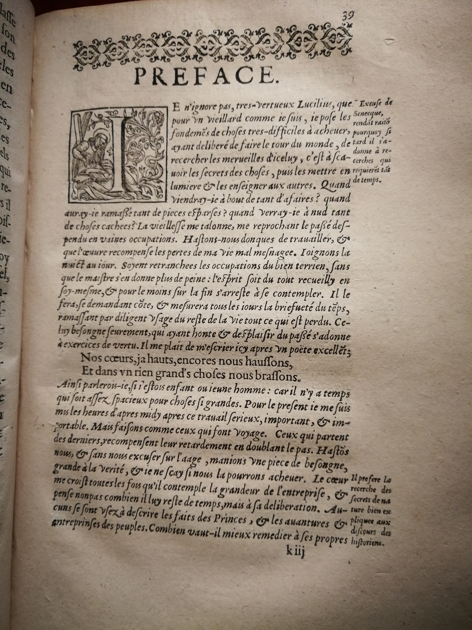 1595 - Jean Houzé - Œuvres morales et mêlées de Sénèque, Trésor de philosophie morale - T. 3 - BnF