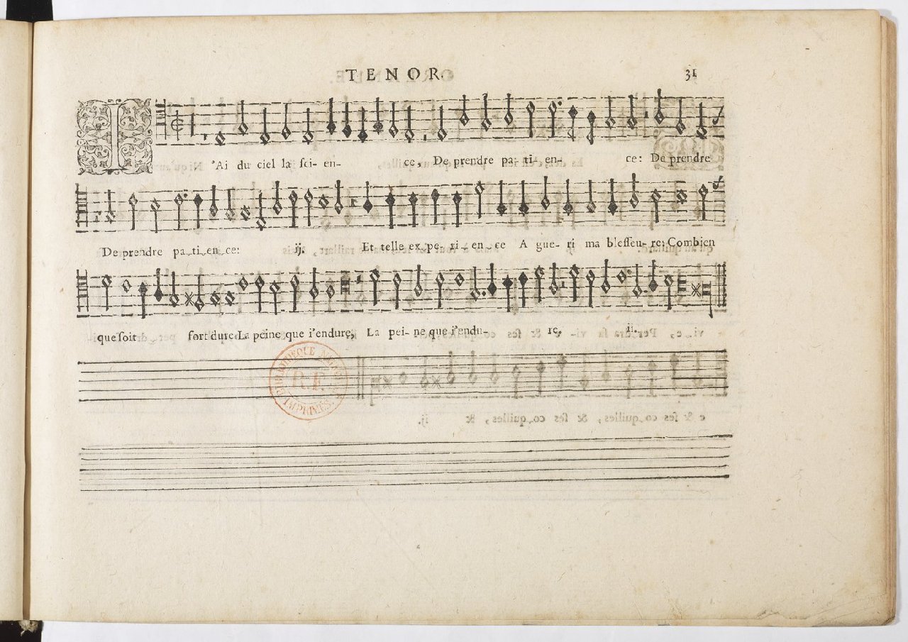 1594 - Paul Marceau - Trésor de musique d&#039;Orlande de Lassus, Superius, Bassus, Tenor, Quinta pars - BnF