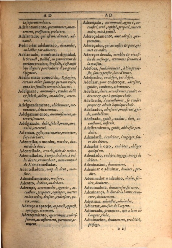 1607 - Marc Orry - Trésor des deux langues espagnole et française (Première et Seconde parties) - ÖNB Wien