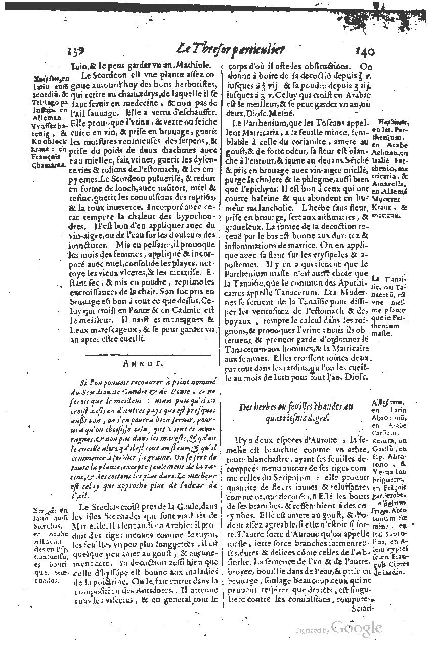 1616 - Étienne Gamonet - Grand trésor ou dispensaire - BSB Munich