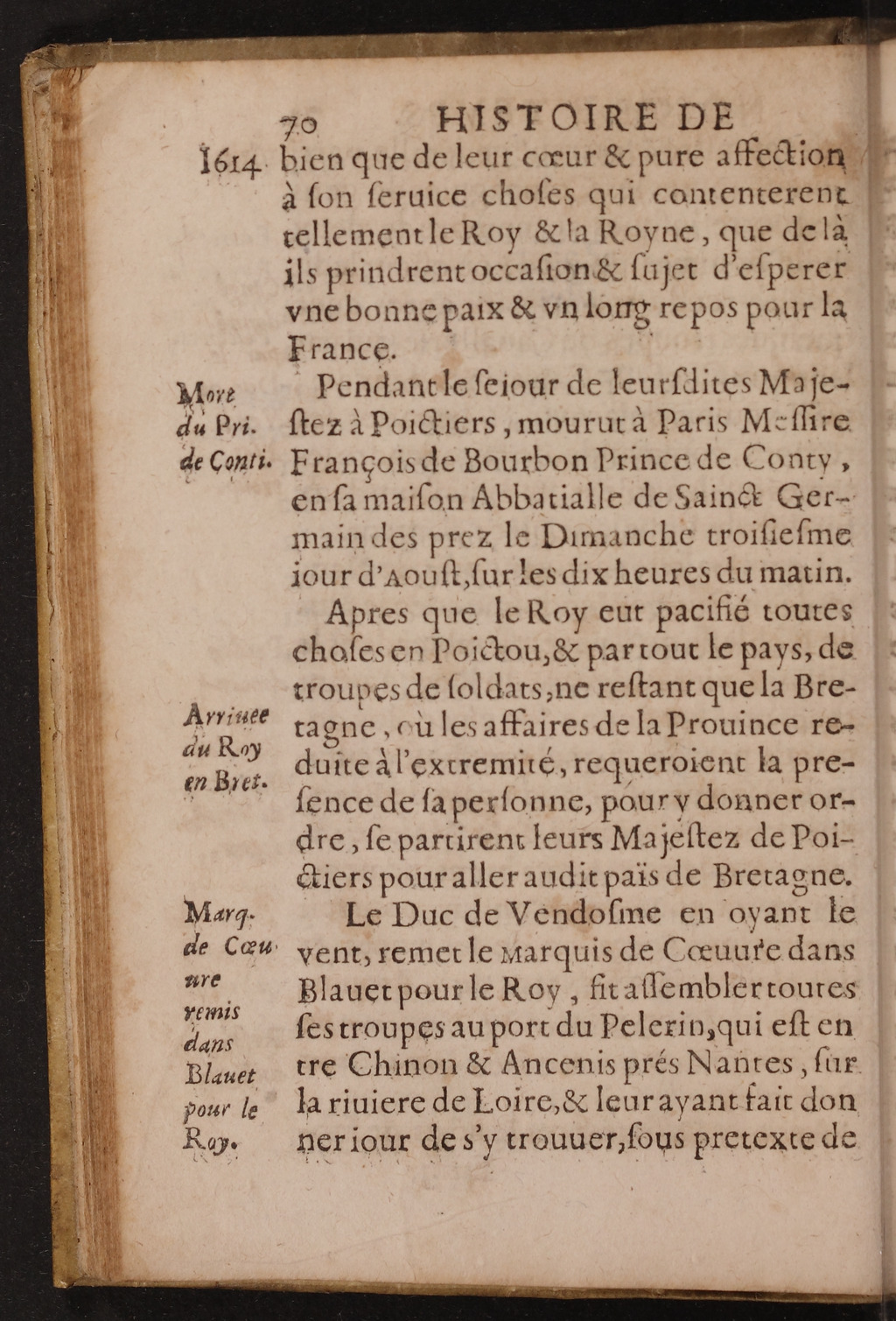 1626 - Joseph Bouillerot - Trésor de l’histoire générale de notre temps - BnF Arsenal