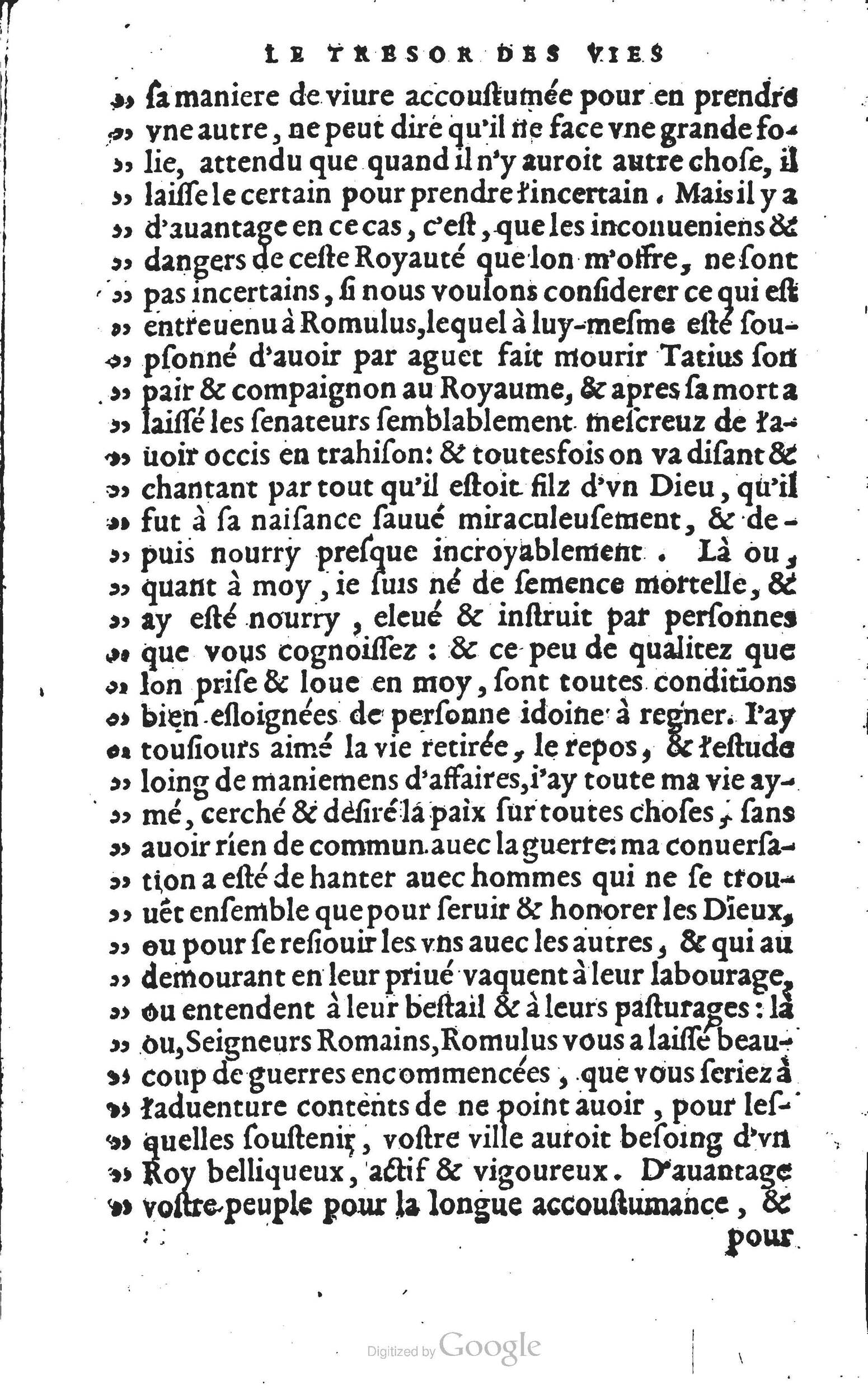 1567 - Willem Silvius - Trésor des vies de Plutarque - Anvers Musée Plantin-Moretus