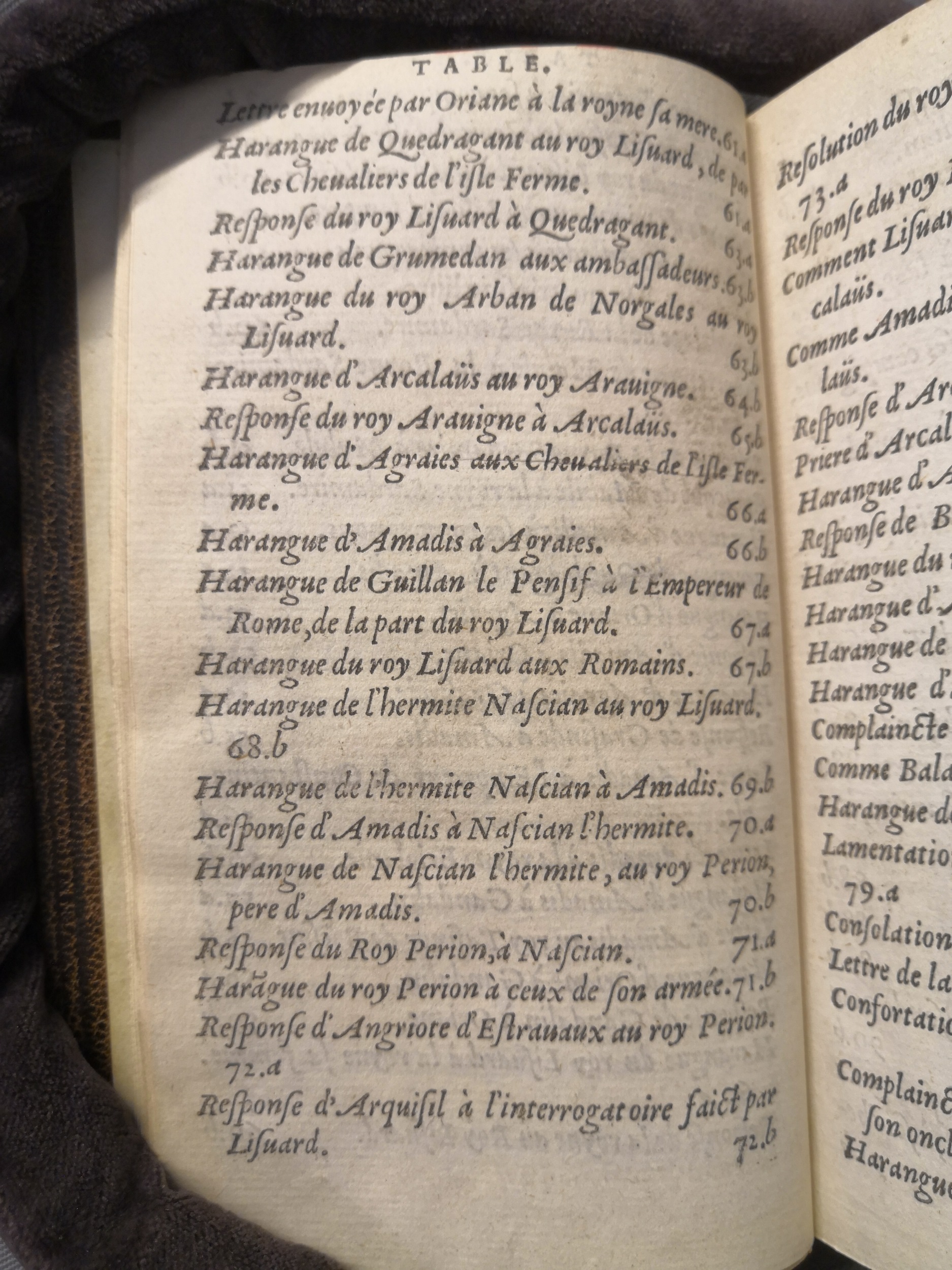 1560 - Étienne Groulleau - Trésor des Amadis - Amsterdam 1560 - Étienne Groulleau - Trésor des Amadis - Amsterdam