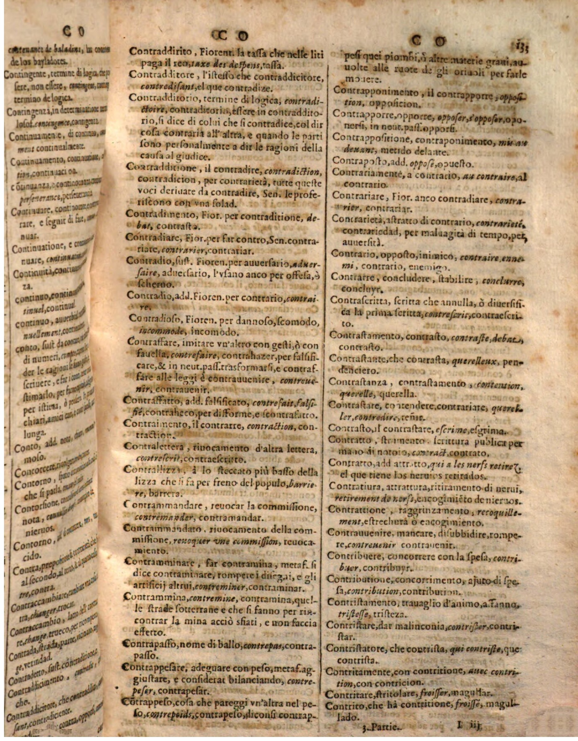 1644 - Jacques Crespin - Trésor des trois langues - Passau 1644 - Jacques Crespin - Trésor des trois langues - Passau