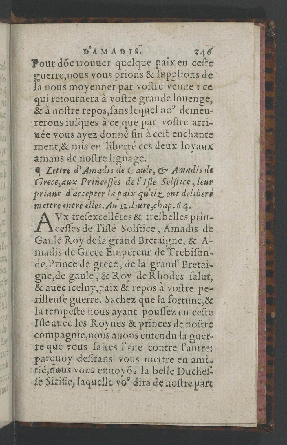 1564 - Vincent Norment et Jeanne Bruneau - Trésor des Amadis - BnF