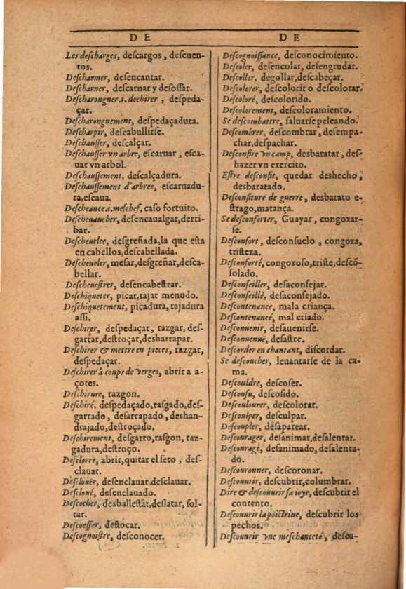 1607 - Marc Orry - Trésor des deux langues espagnole et française (Première et Seconde parties) - ÖNB Wien