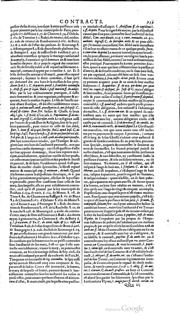 1629 - Veuve Nicolas Buon - Trésor du droit français (21754 T. 1) - BM Lyon
