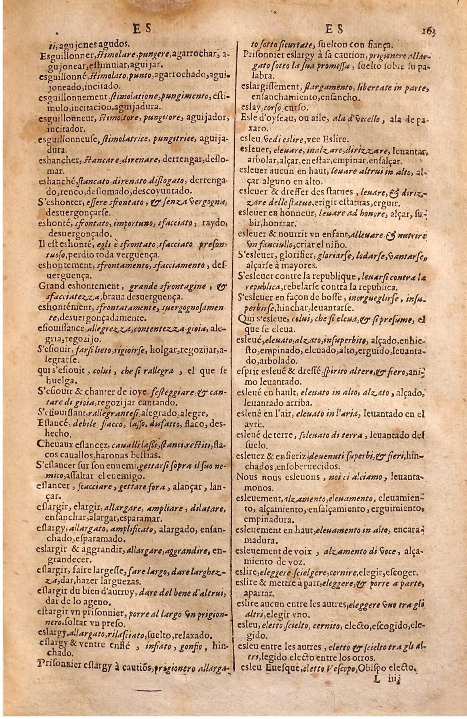 1627 - Jacques Crespin - Trésor des trois langues (Seconde partie) - Regensburg