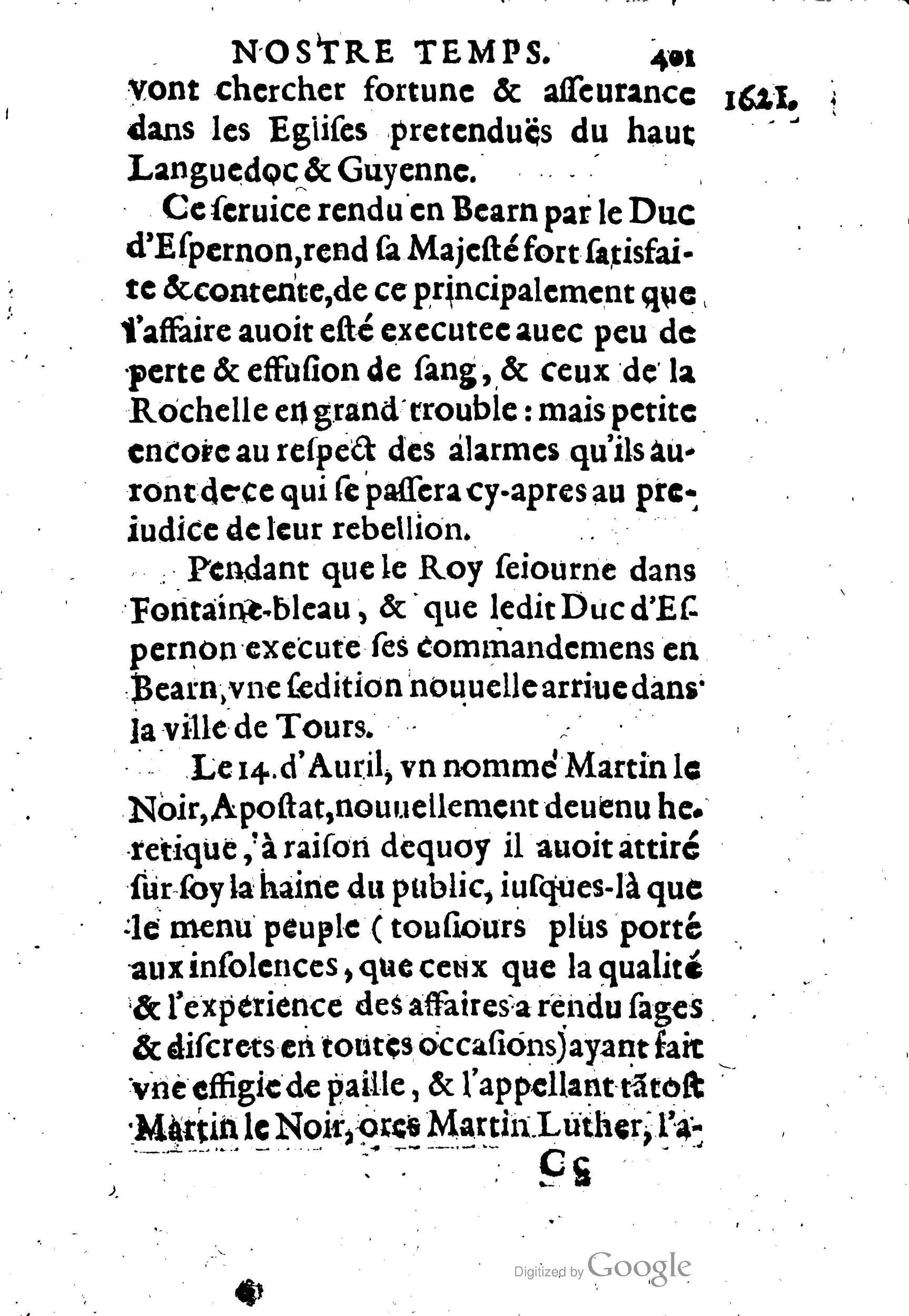1623 - Joseph Bouillerot - Trésor de l’histoire générale de notre temps - BM Lyon