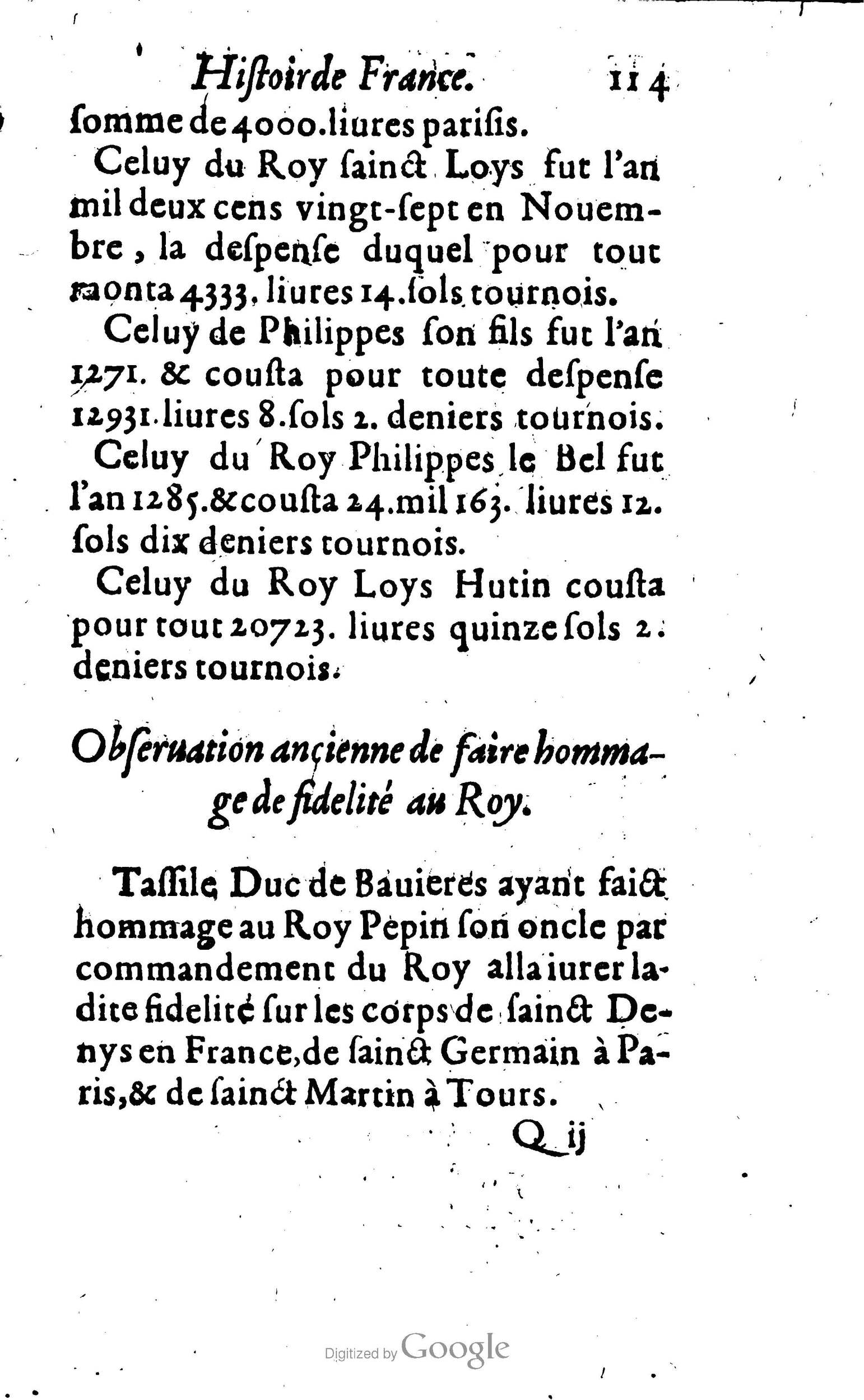 1619 - Jean Corrozet - Trésor des histoires de France - BSB Munich