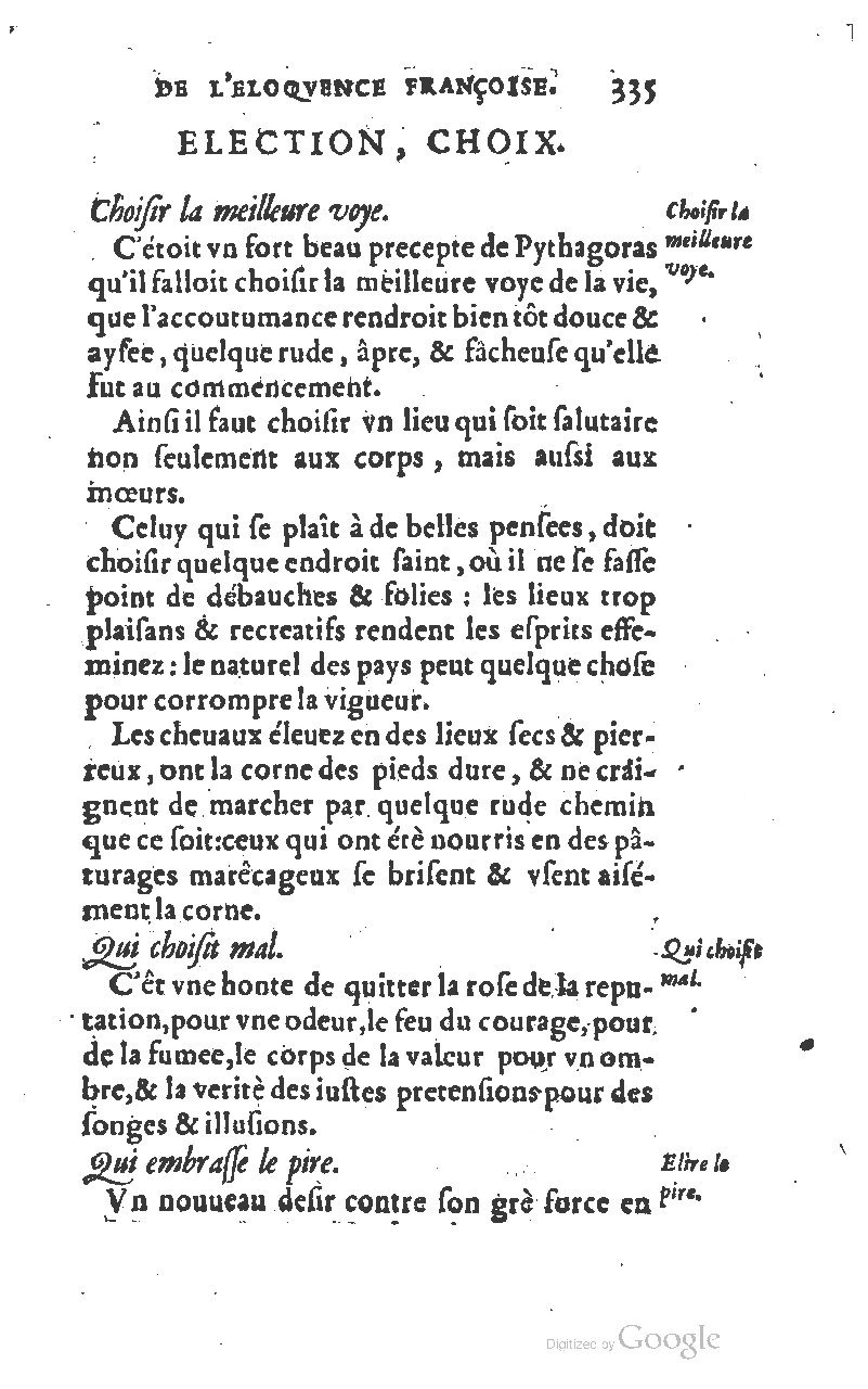 1610 - Louis Coste - Trésor de l’éloquence française (Seconde partie) - BM Lyon