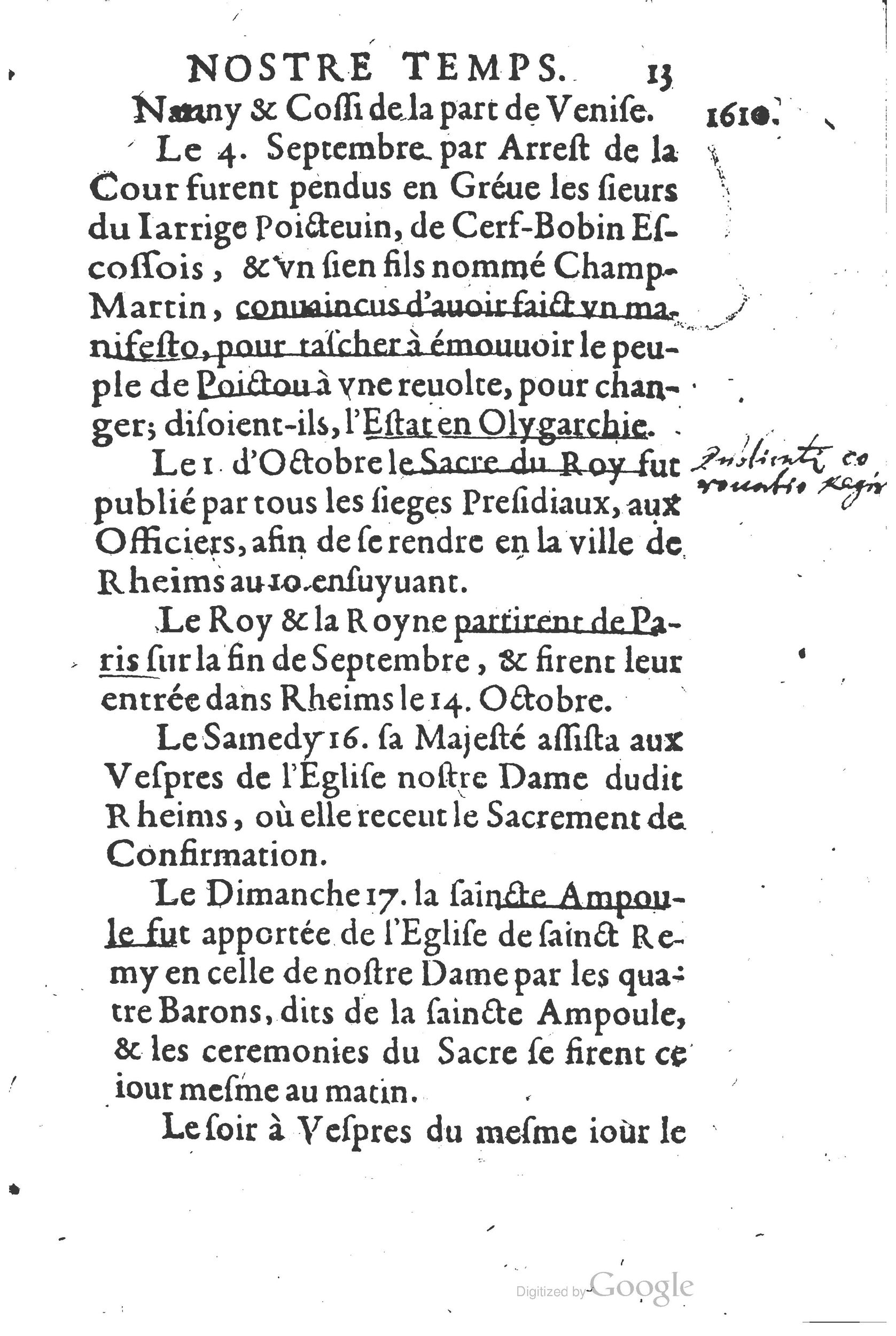 1626 - Joseph Bouillerot - Trésor de l’histoire générale de notre temps - BSB Munich