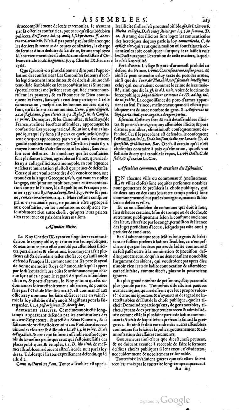 1629 - Veuve Nicolas Buon - Trésor du droit français (21754 T. 1) - BM Lyon