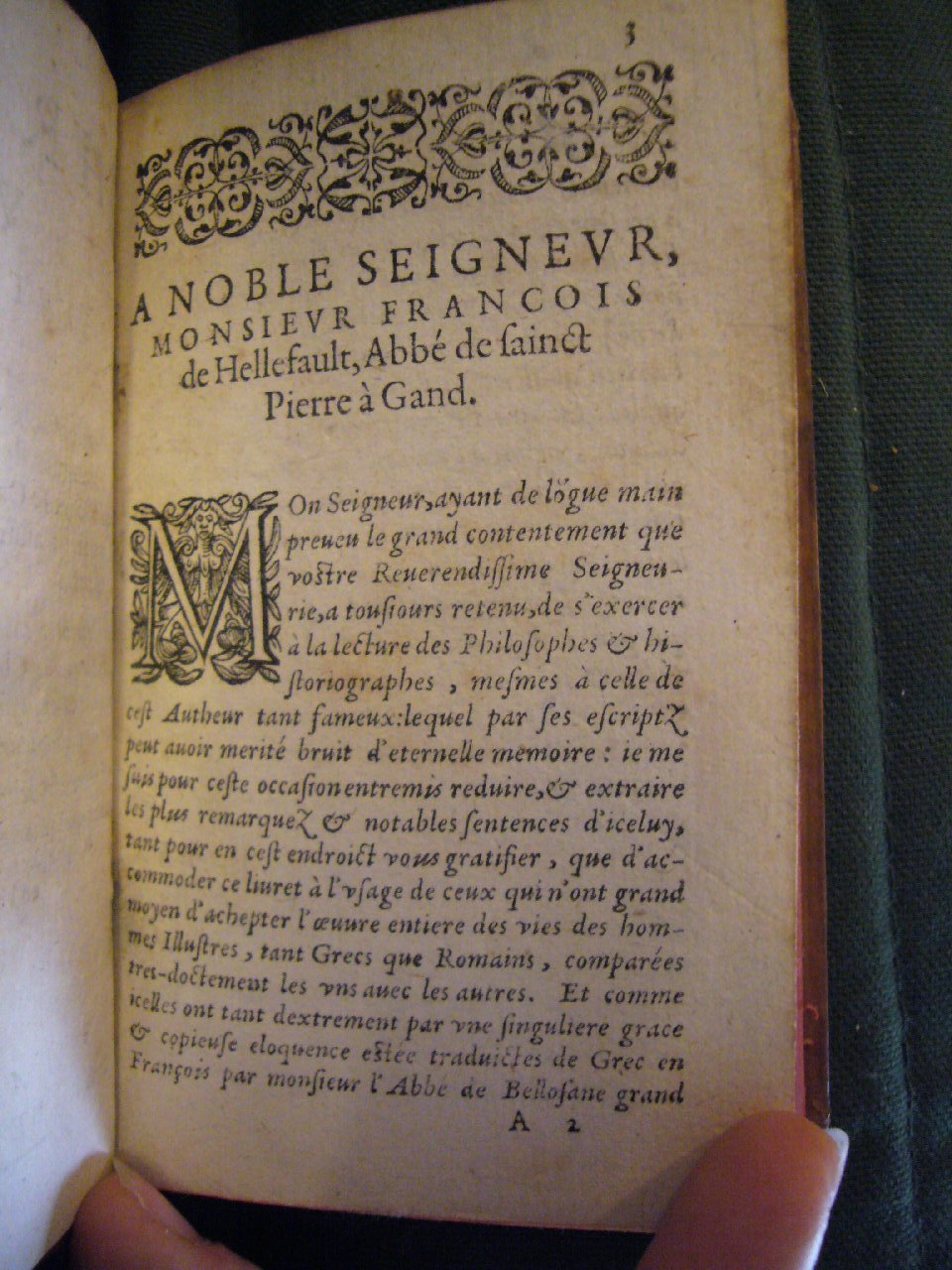 1597 - Claude Morillon et Benoît Rigaud  - Trésor des vies de Plutarque - BnF Arsenal