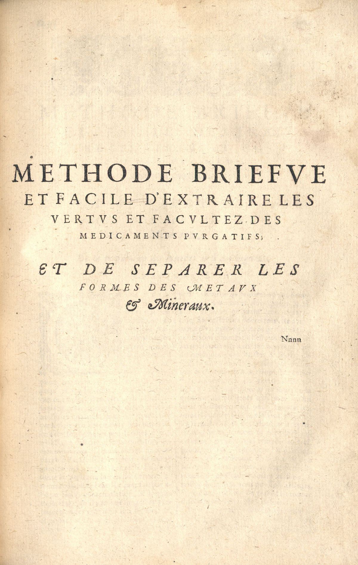 1610 - Étienne Gamonet - Grand Trésor ou dispensaire - CESR Tours