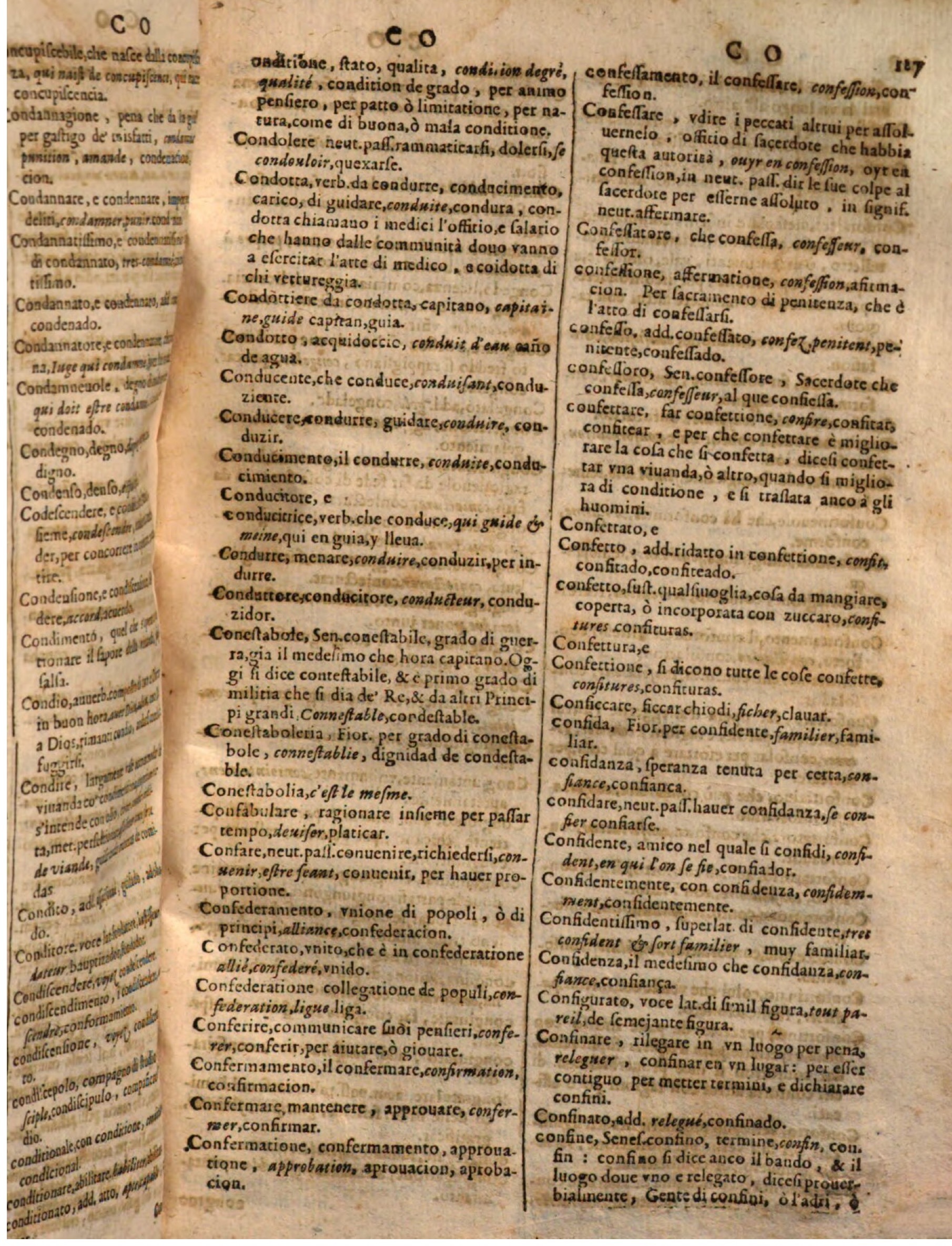 1644 - Jacques Crespin - Trésor des trois langues - Passau