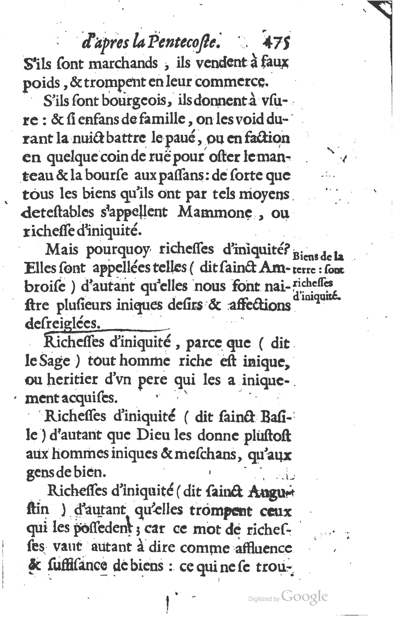 1629 - Manassés de Préaulx - Sermons ou Trésors de la piété chrétienne - BM Lyon