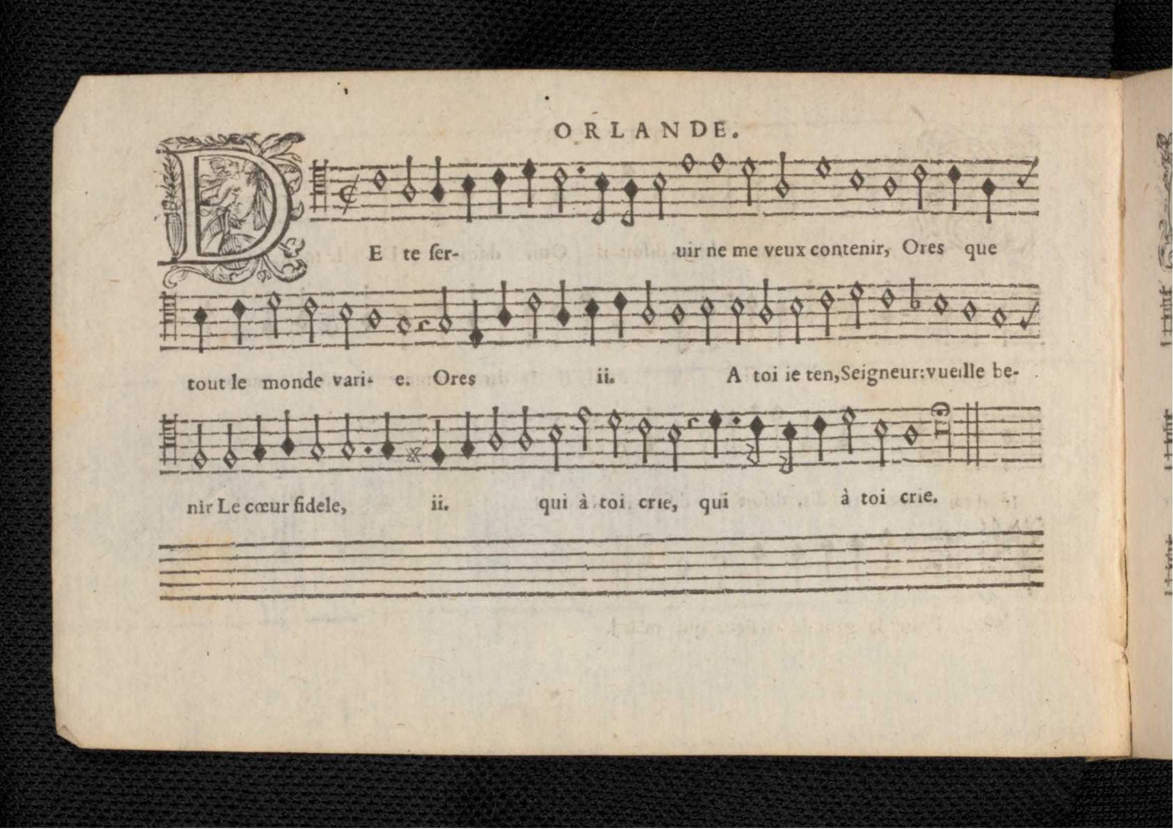 1576 - [Pierre de Saint-André] - Trésor de musique d’Orlande de Lassus Tenor - KBR Bruxelles