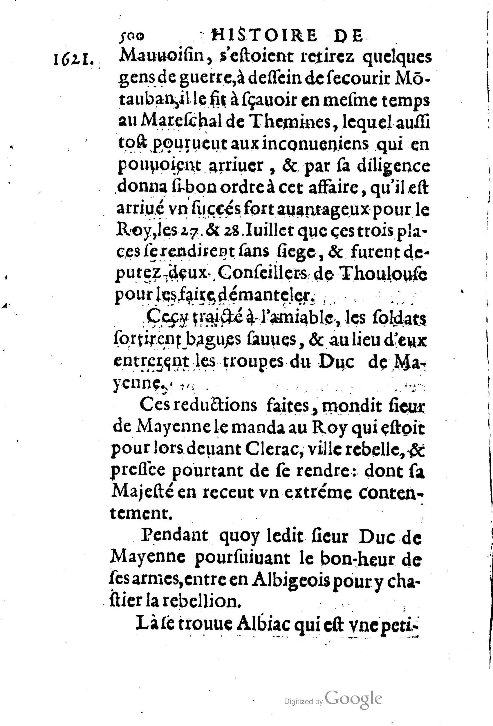 1623 - Joseph Bouillerot - Trésor de l’histoire générale de notre temps - BM Lyon
