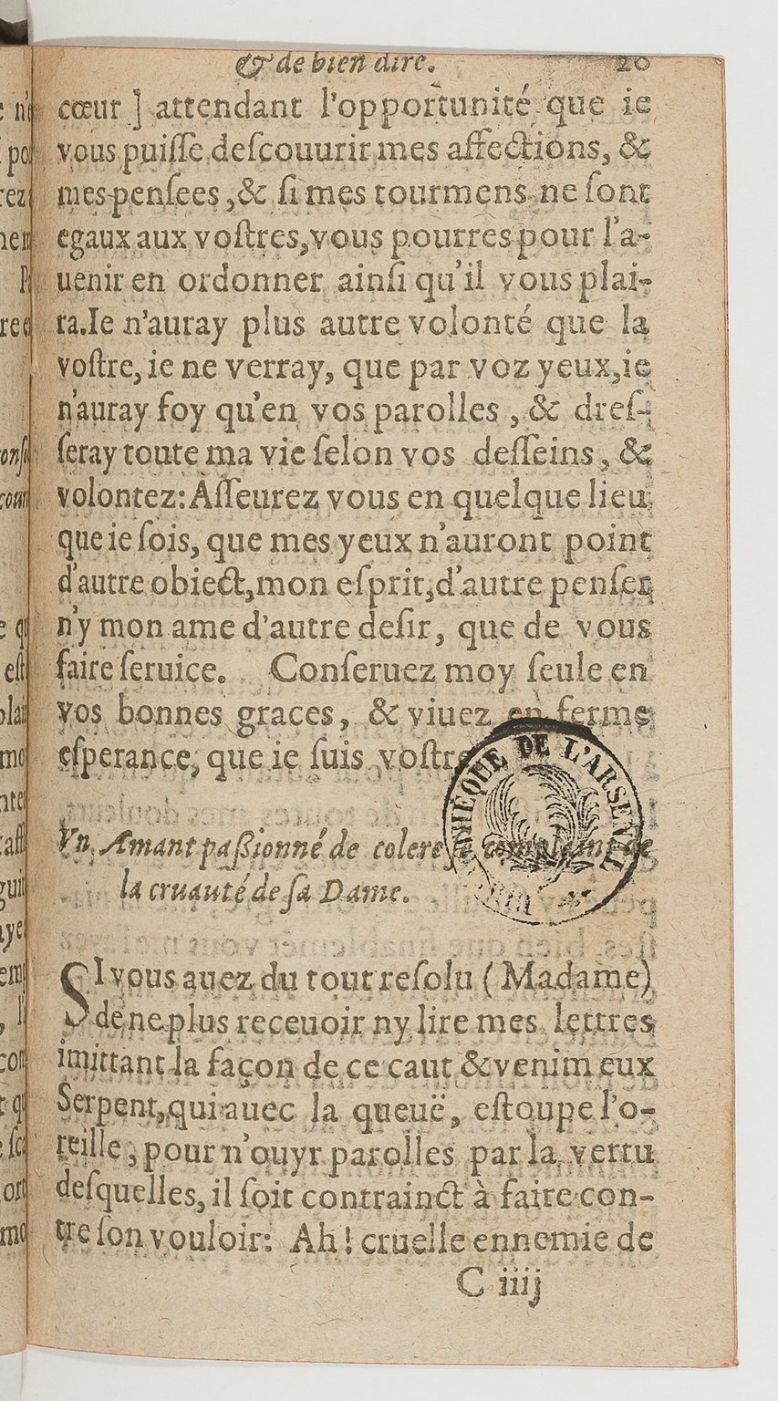 1600 - Nicolas Bonfons - Trésor d’amour - BnF Arsenal