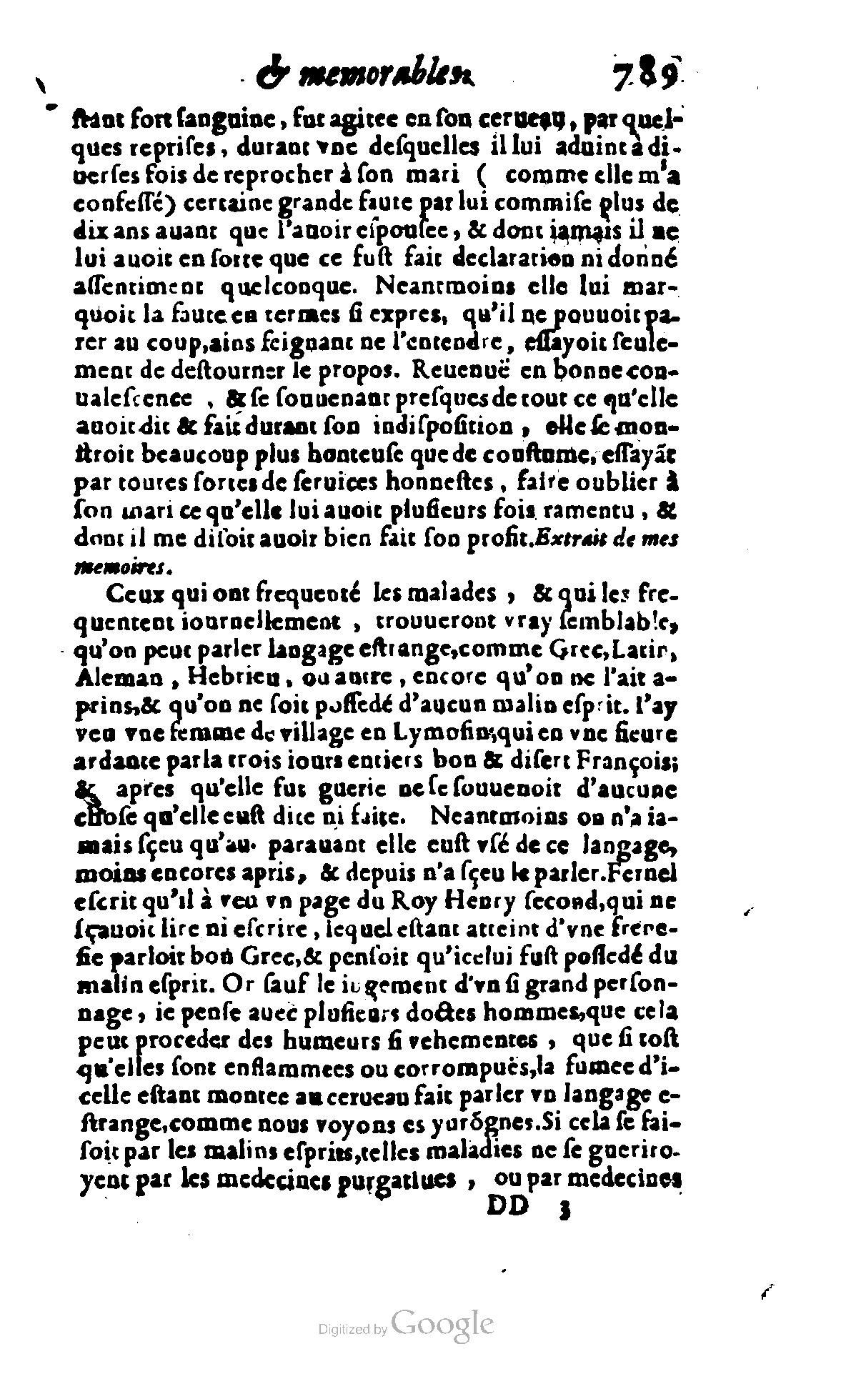 1620 - Samuel Crespin - Trésor d’histoires admirables et mémorables - BCU Lausanne