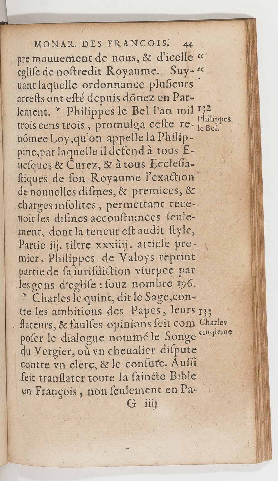 1583 - Galiot Corrozet - Trésor des histoires de France - BnF